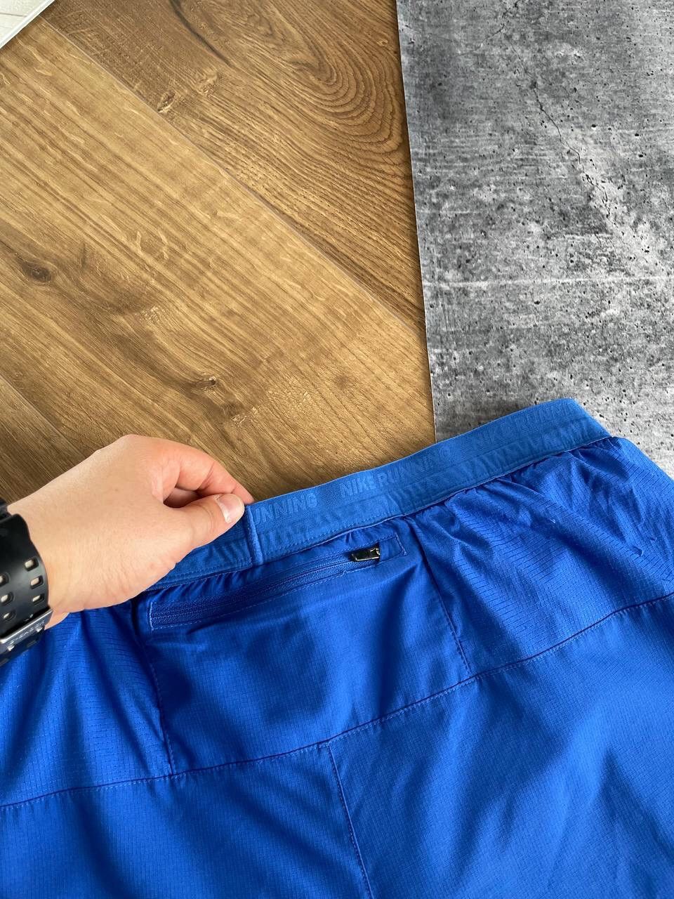 Nike Vintage Nike Running 90s Y2K Style Drill Blue Dri-Fit Shorts Size US 36 / EU 52 - 13 Thumbnail