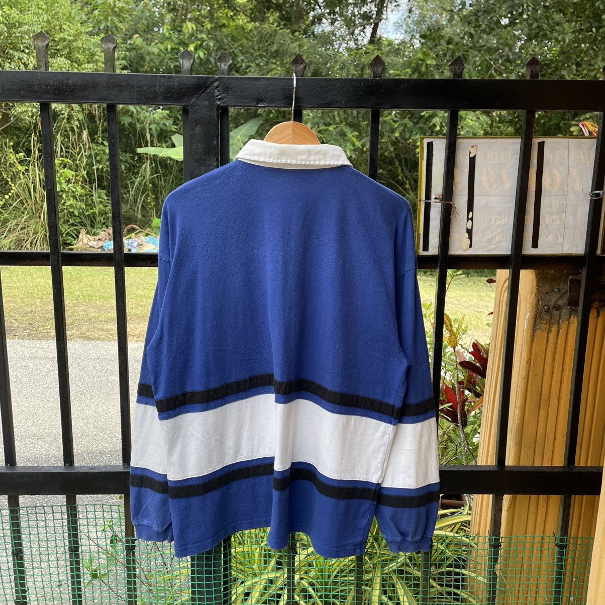 Starter 🔥Vintage Starter Half Zipper Stripe Design Polo Rugby Shirts Size US L / EU 52-54 / 3 - 2 Thumbnail