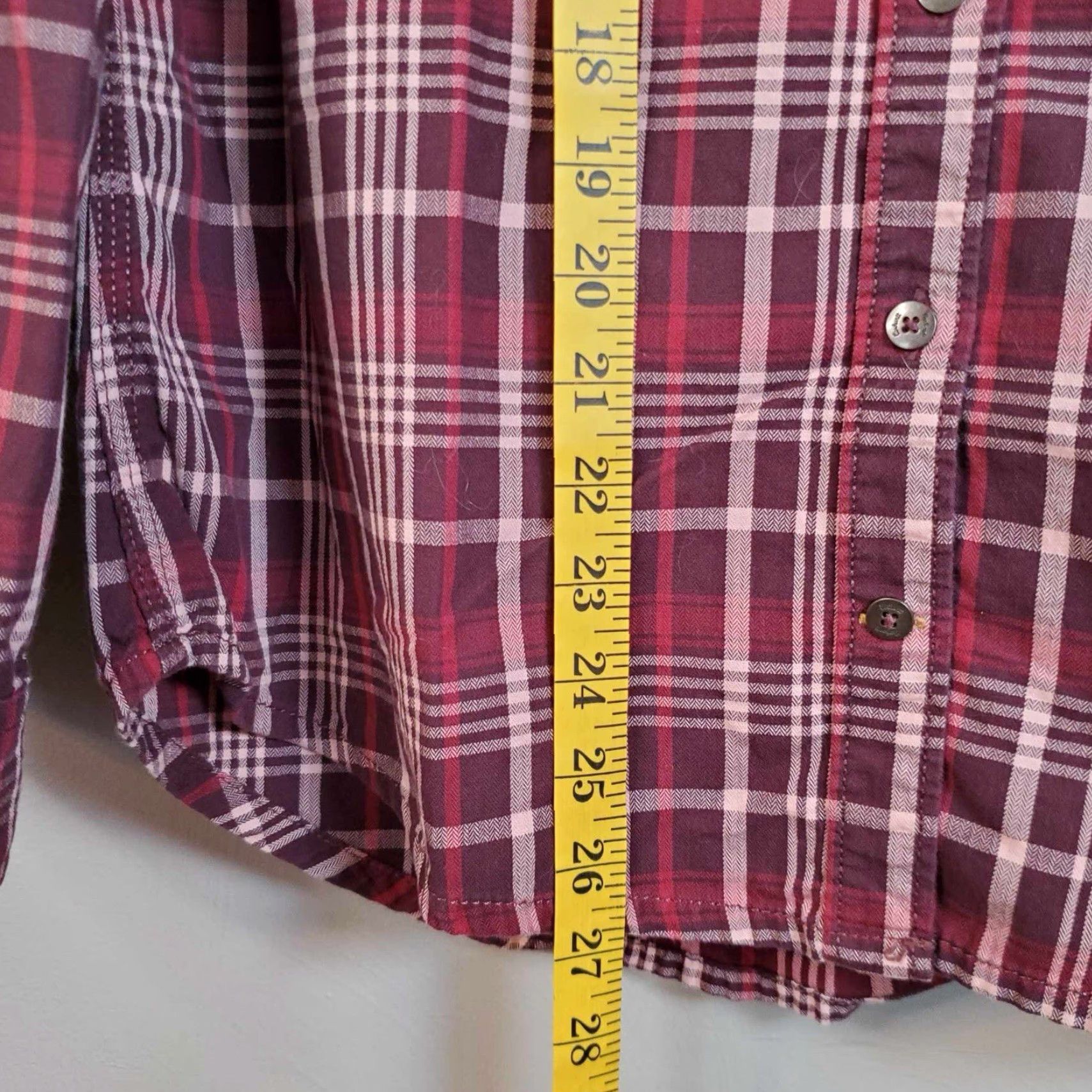 Carhartt Carhartt Shirt Womens Size M Red Plaid Flannel Button-Up Long Sleeve Size M / US 6-8 / IT 42-44 - 6 Thumbnail