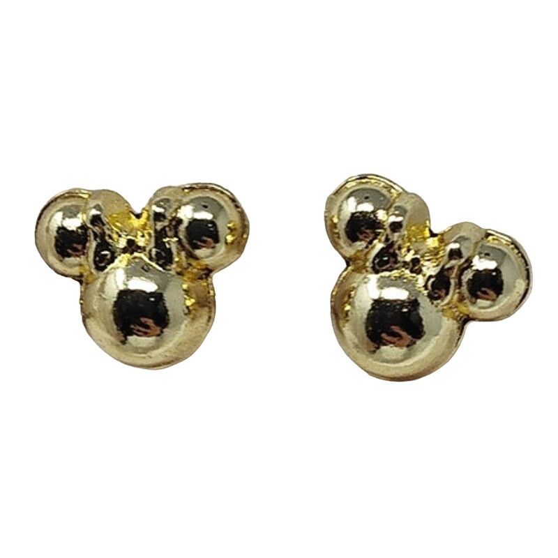 Disney Disney Minnie Mouse Gold Tone Stud Earrings Size ONE SIZE - 1 Thumbnail