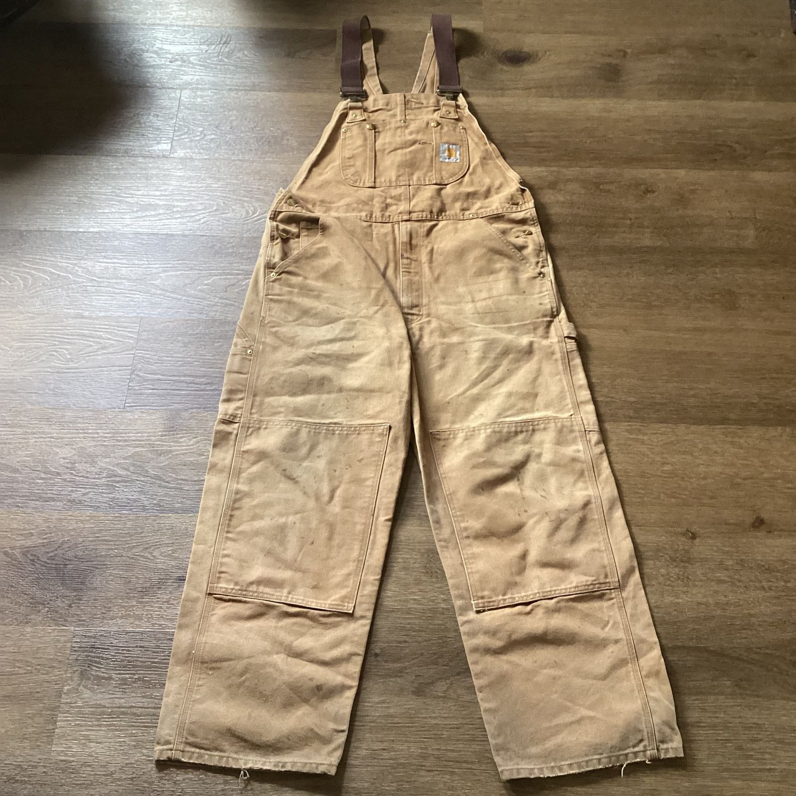 Carhartt Faded Tan Carhartt Overalls 36 x 28 Size US 38 / EU 54 - 1 Thumbnail