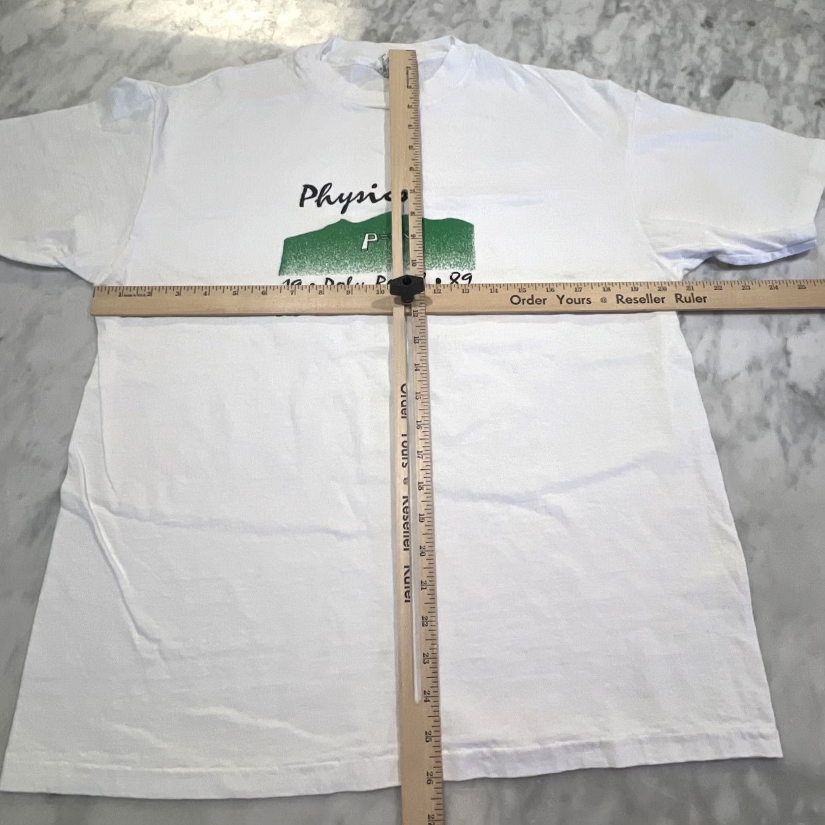 Hanes VINTAGE 1989 Cal Poly San Luis Obispo Shirt XL Poly Royal Graphic Single Stitch Hanes White Cotton Short Sleeve Unisex 1980s Sportswear Size US XL / EU 56 / 4 - 7 Thumbnail