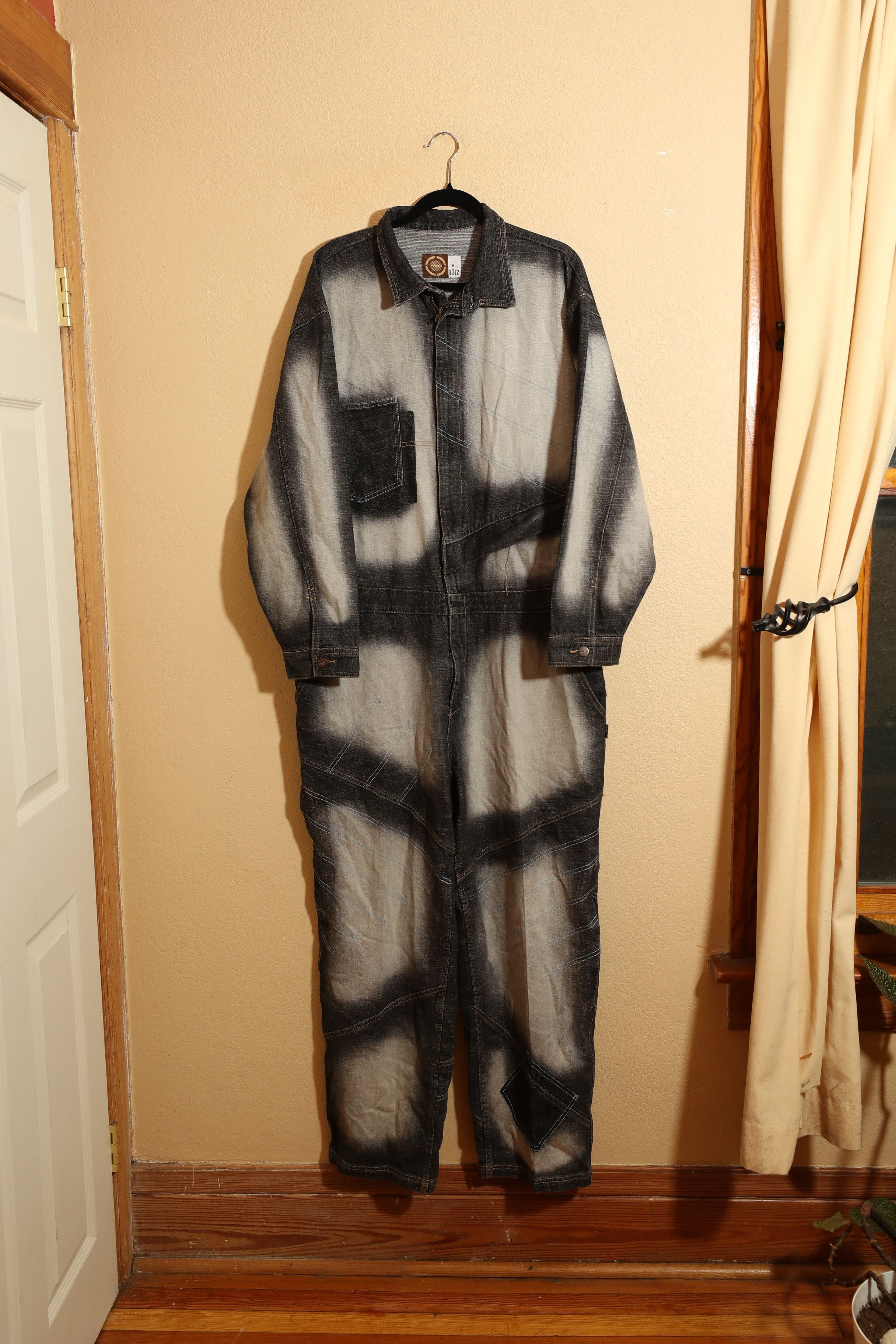 Vintage Noiz Vintage Y2K Denim Coveralls (XL) Size US 38 / EU 54 - 1 Thumbnail