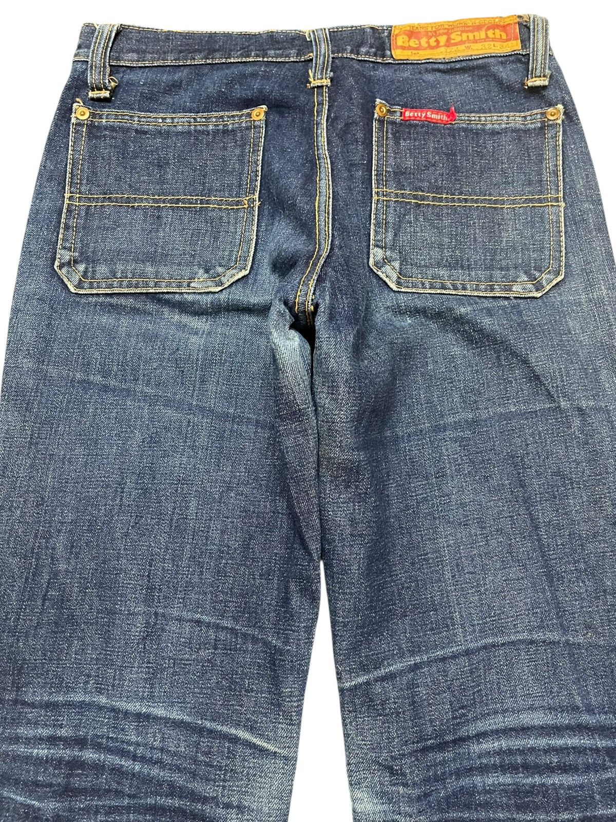 Japanese Brand Vintagw Betty Smith Flare Bell Bottom ButtonFly Denim Size US 29 - 6 Thumbnail