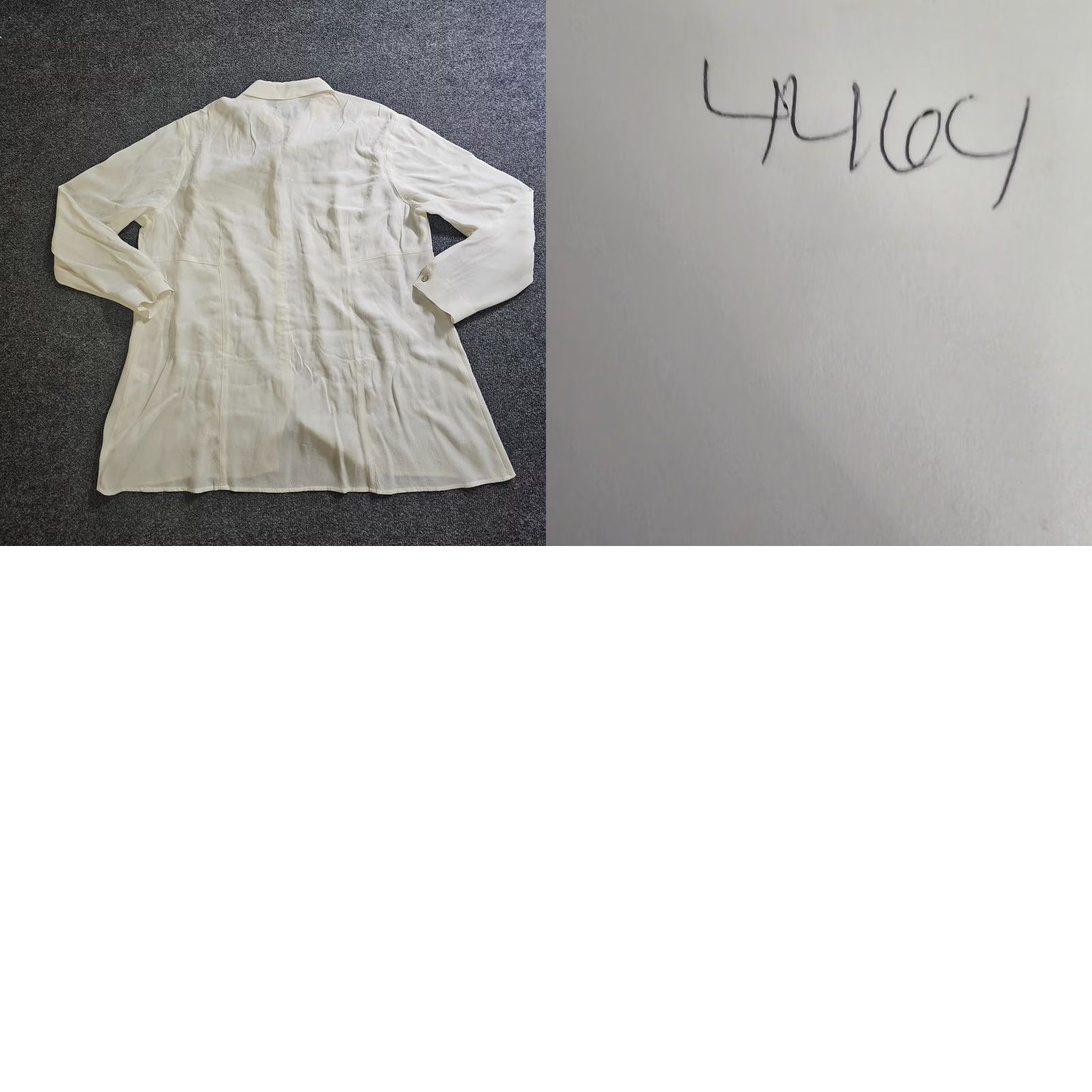 J. Jill J. Jill Top Womens 1X White Button Long Sleeve Casual Minimal Shirt Blouse Capsule Career Classic Size XL / US 12-14 / IT 48-50 - 8 Thumbnail