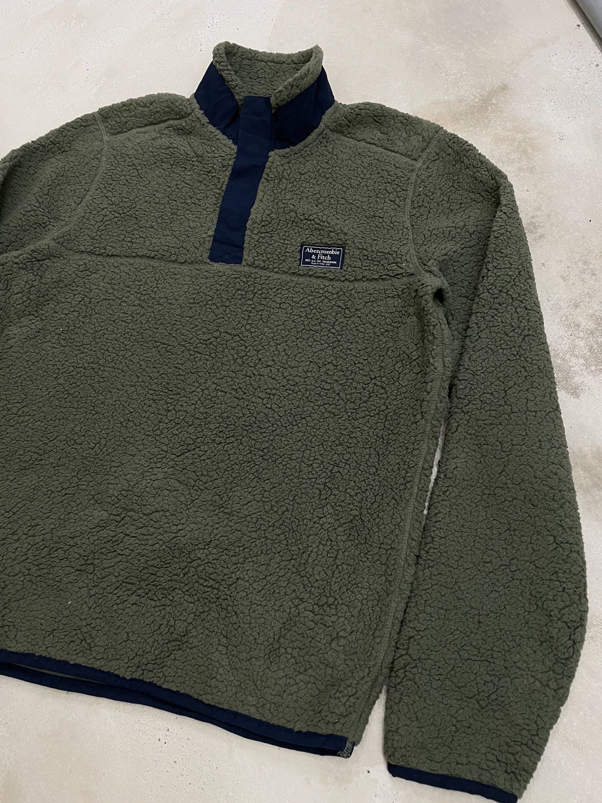 Abercrombie & Fitch Abercrombie Soft Fleece Button Up Collar AW Wear Size US S / EU 44-46 / 1 - 4 Thumbnail