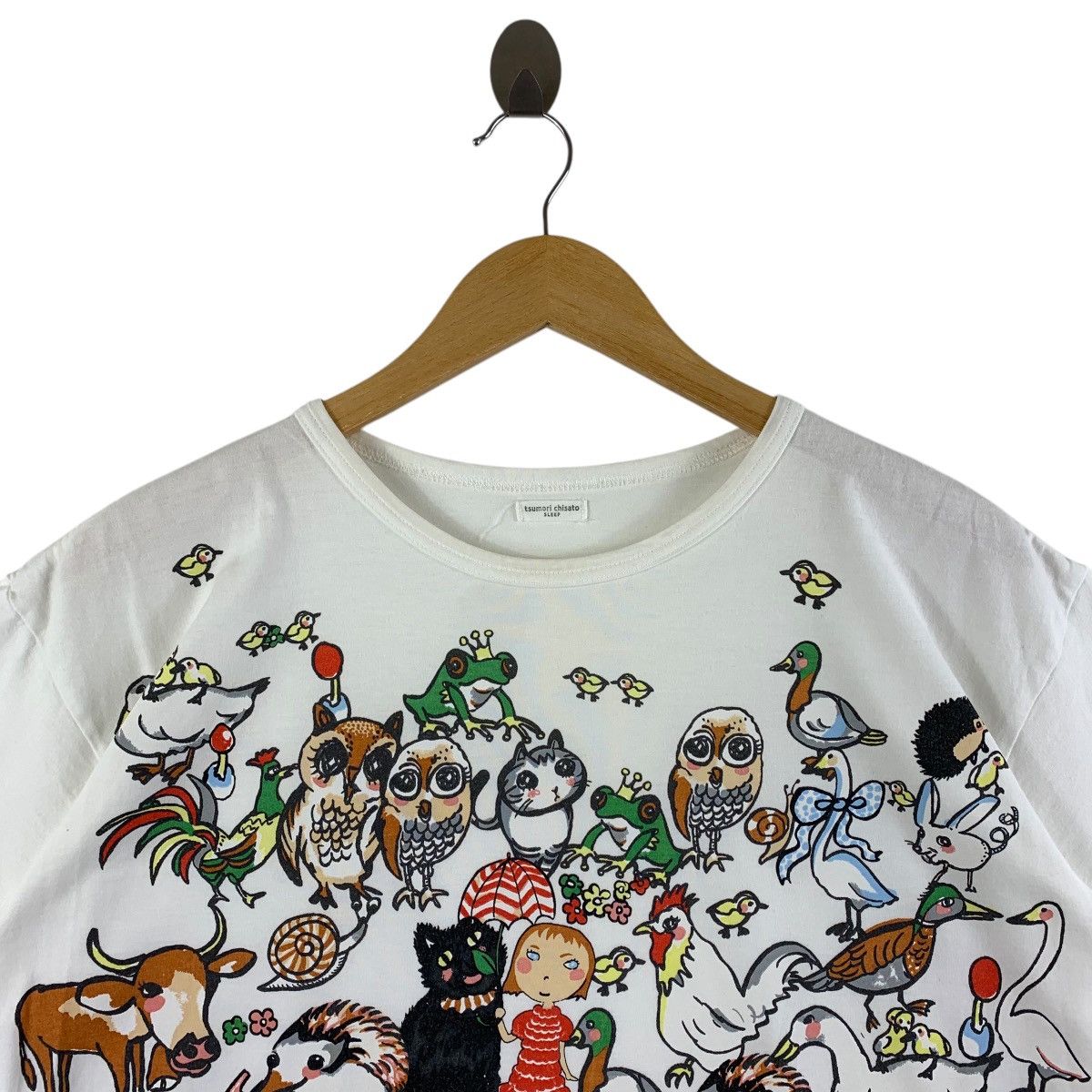 Issey Miyake × Japanese Brand × Tsumori Chisato TSUMORI CHISATO art cartoon overprinted tee Size US M / EU 48-50 / 2 - 2 Thumbnail