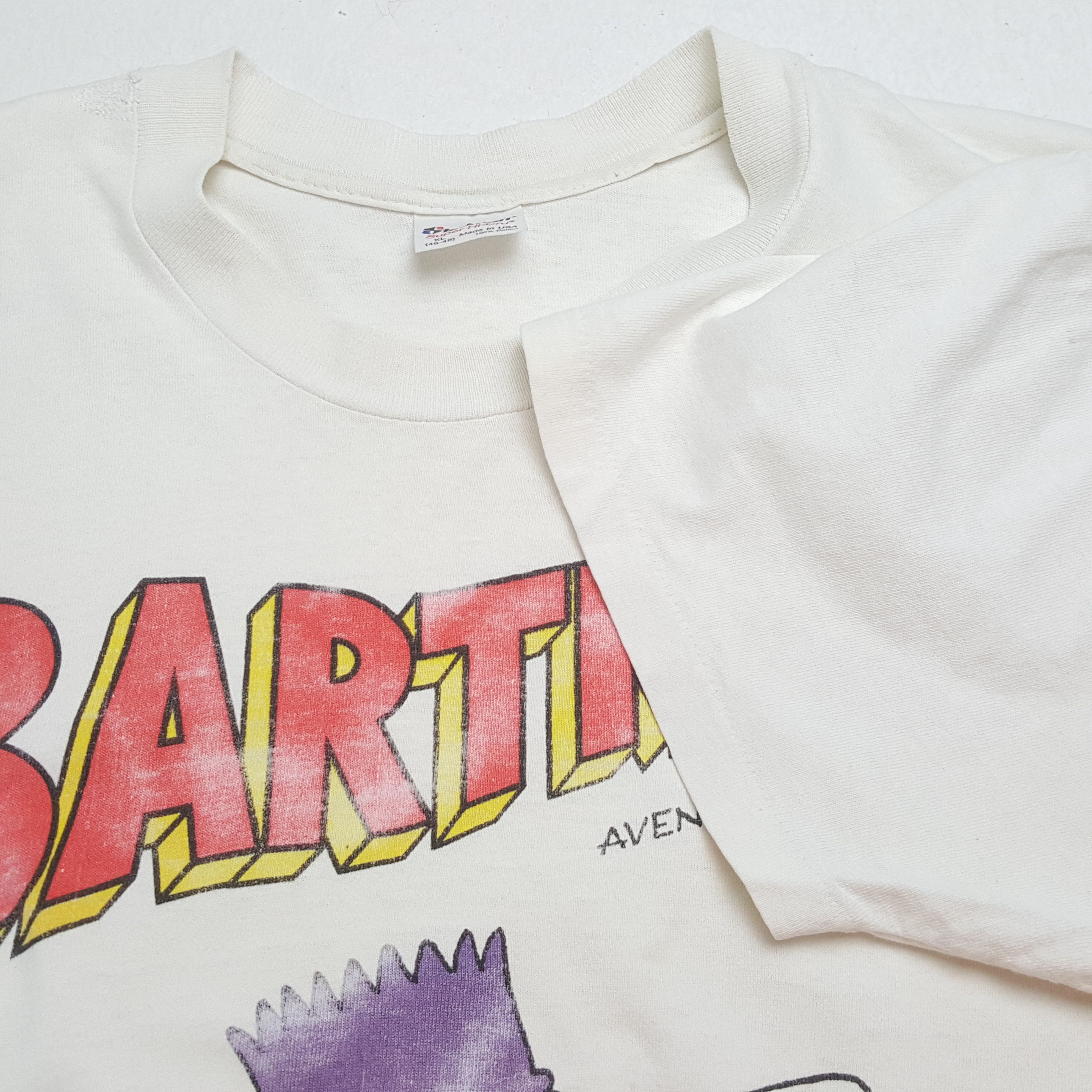 Cartoon Network × DC Comics × Vintage BARTMAN Parady Style Vintage Stedman Tshirt Size US XL / EU 56 / 4 - 8 Thumbnail