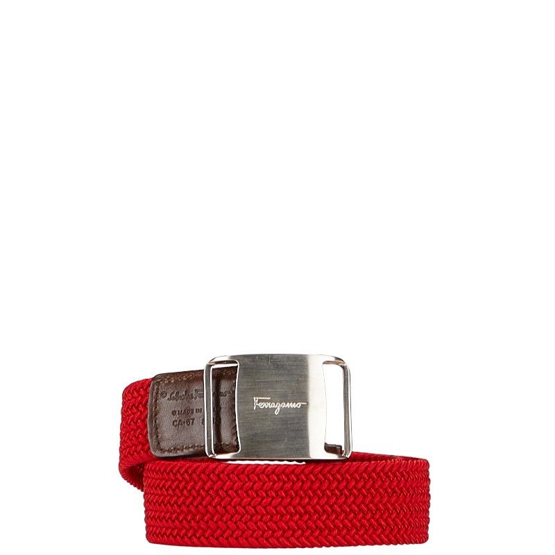 Salvatore Ferragamo Salvatore Ferragamo Canvas Belt Canvas Belt CA-67 8712 DUTY FREE for USA