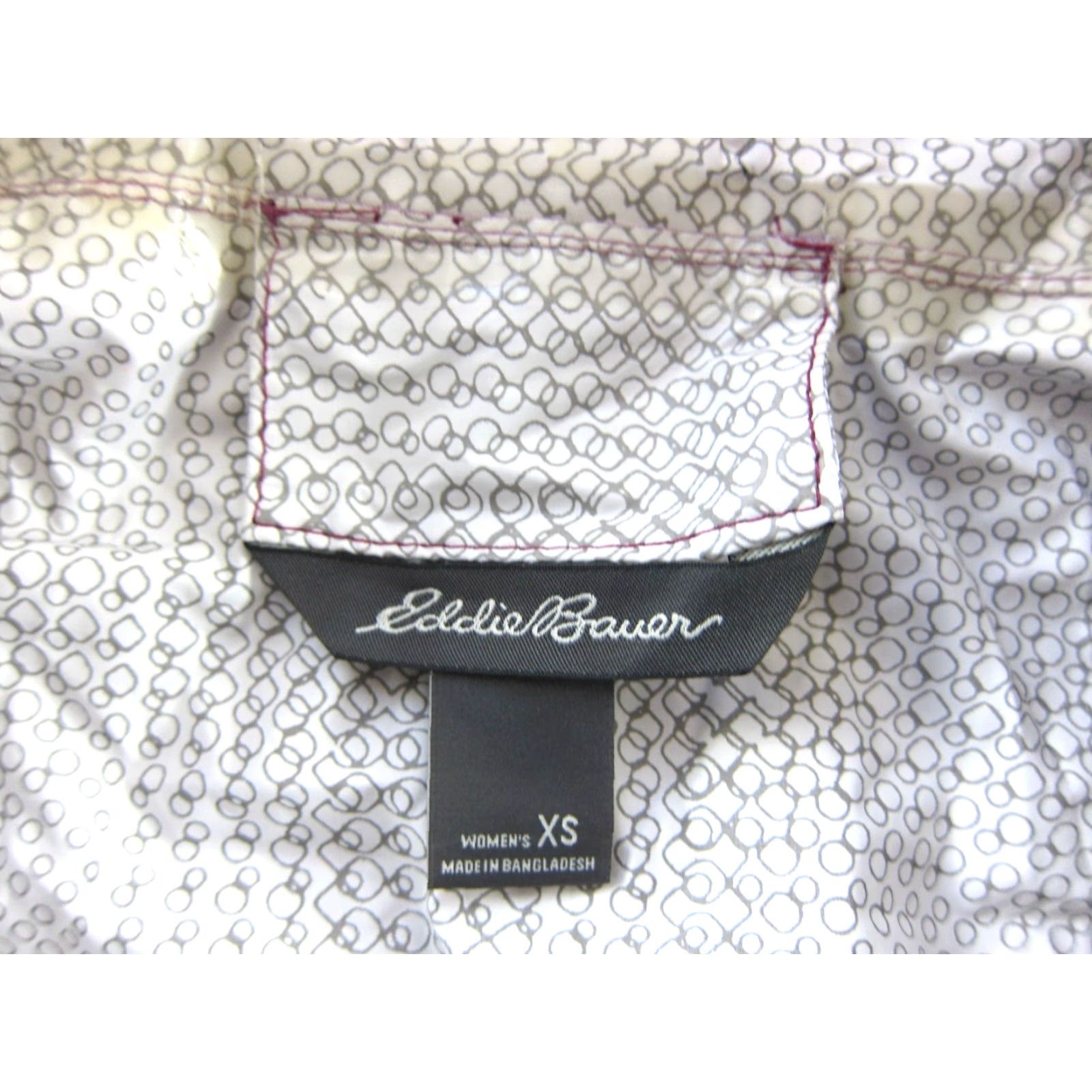 Eddie Bauer Eddie Bauer Pink 100% Nylon Hooded Waterproof Windbreaker Rain Jacket Women XS Size XS / US 0-2 / IT 36-38 - 4 Thumbnail