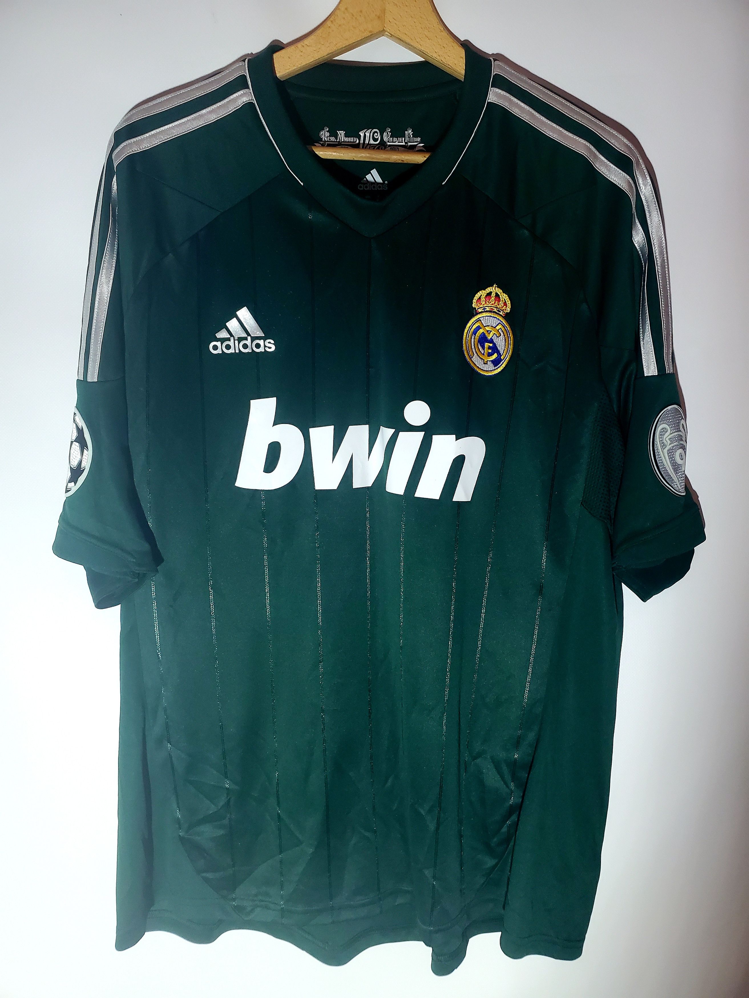 image of Adidas x Soccer Jersey Karim Benzema Real Madrid Uefa Jersey Ideal Condition, Men's (Size XL)