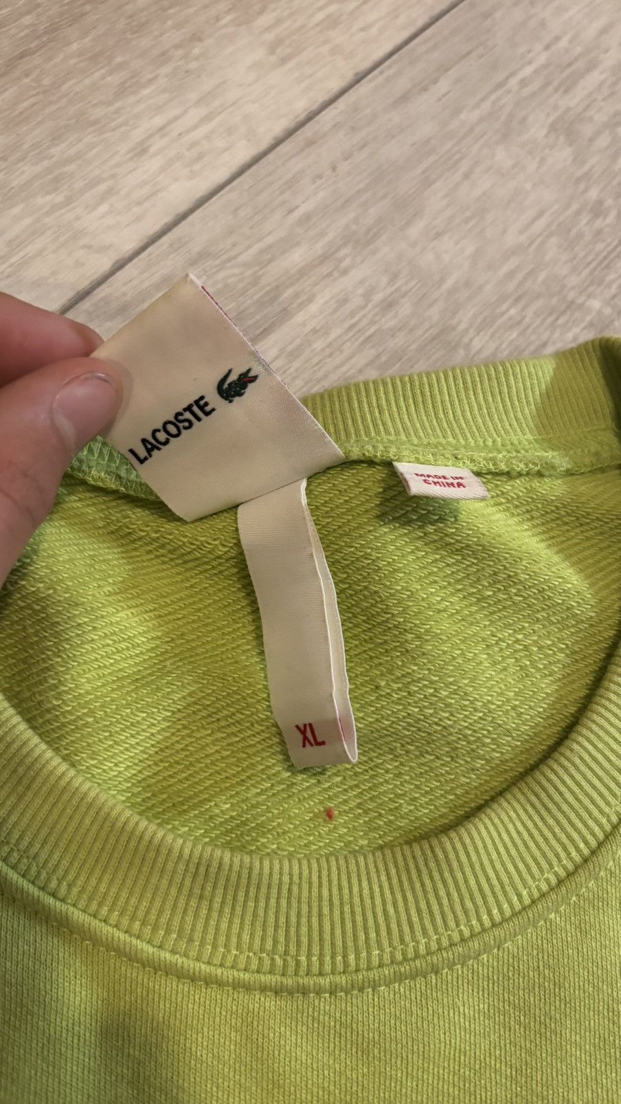 Lacoste × Supreme supreme x lacoste green crewneck XL Size US XL / EU 56 / 4 - 4 Thumbnail