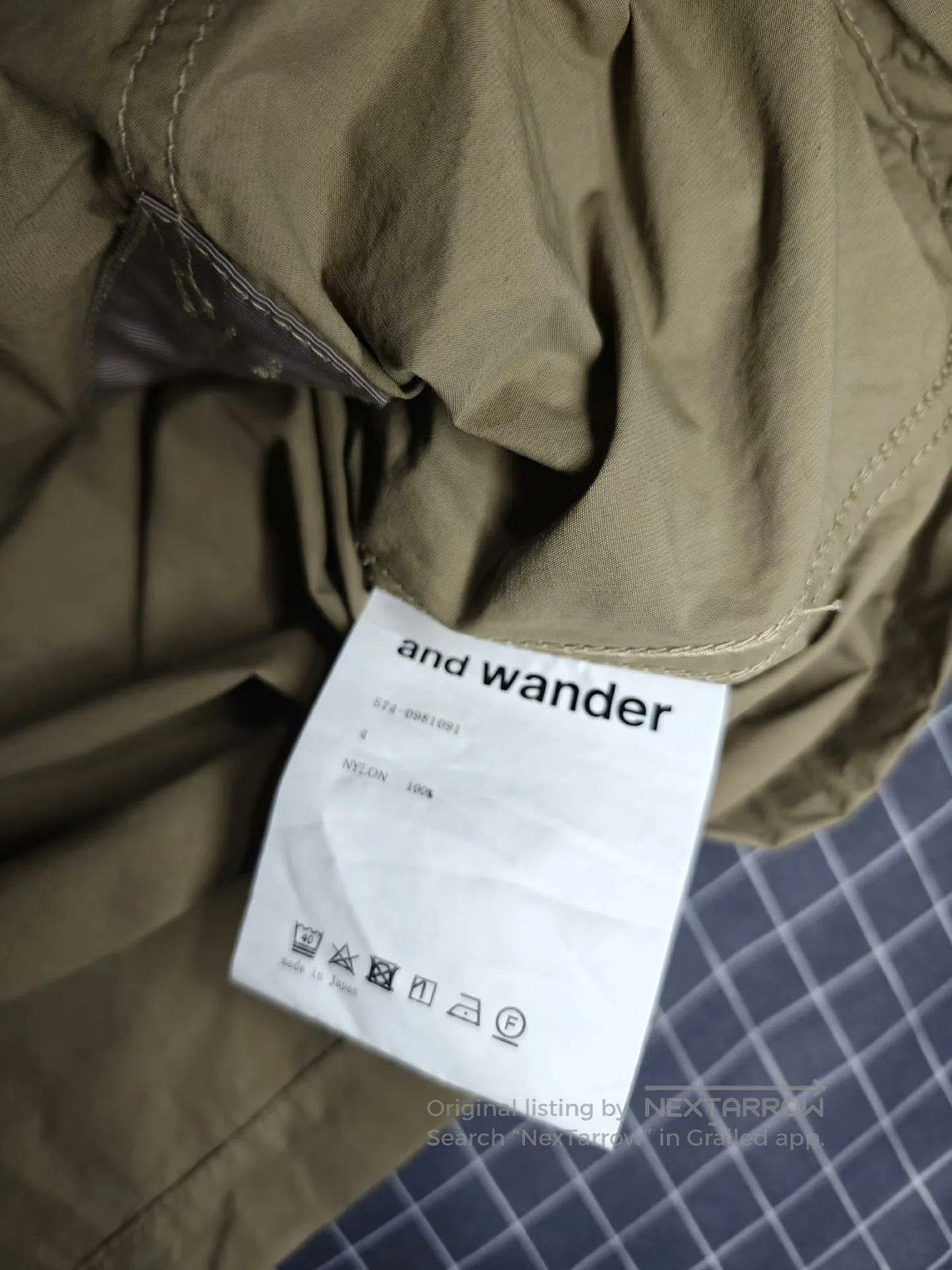 And Wander AND WANDER Nylon Taffeta Hoodie. Size US XL / EU 56 / 4 - 6 Thumbnail
