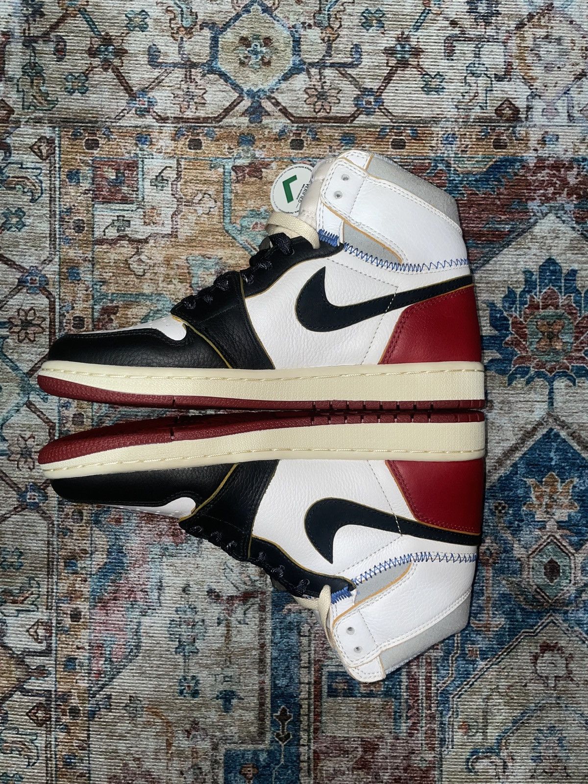 Nike Jordan 1 Retro High - Union Los Angeles Black Toe Size US 7 / EU 40 - 2 Thumbnail