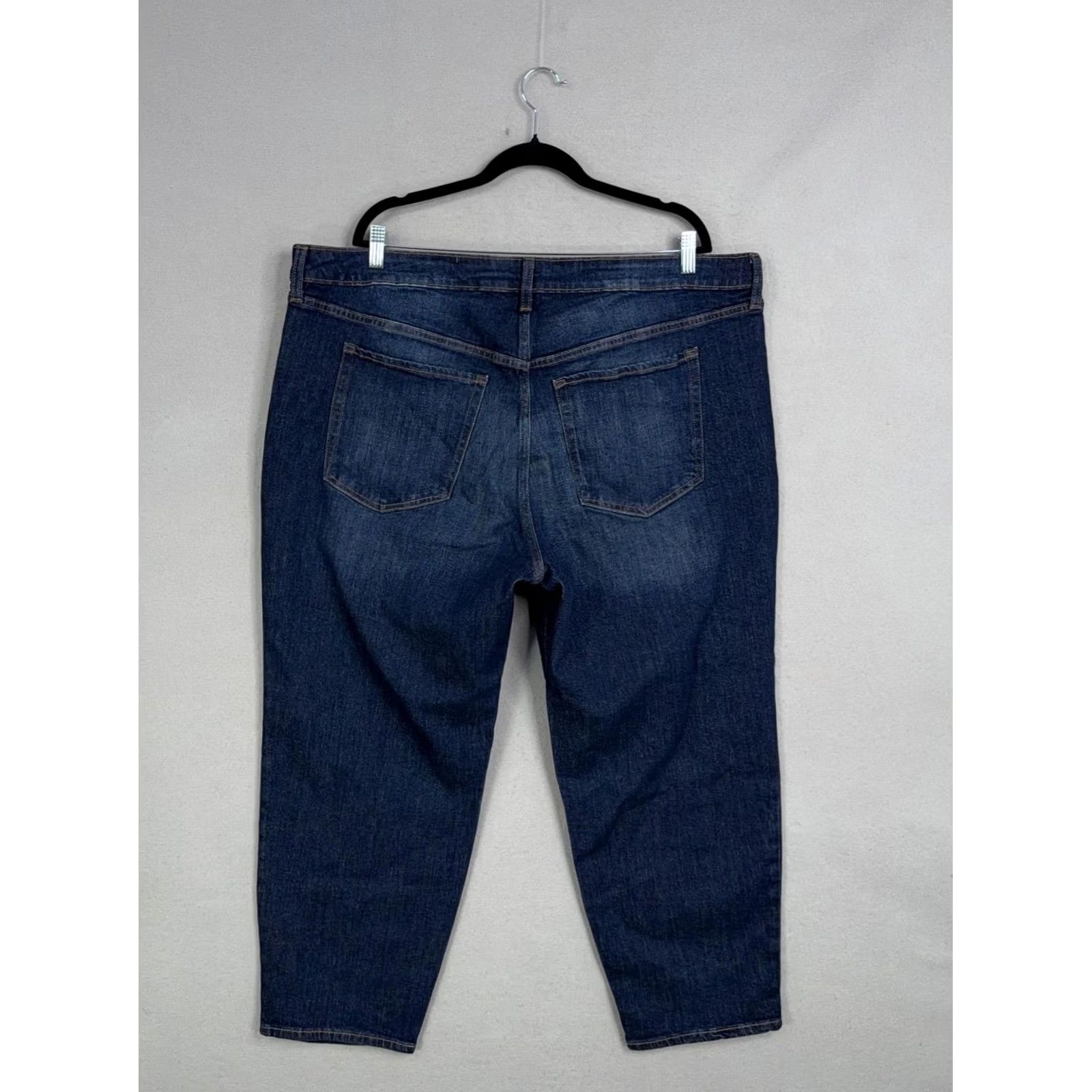 Old Navy Old Navy O.G. Straight Jeans Womens Plus 22 Med Wash Mid Rise Stretch Denim Size 40" / US 18 - 6 Thumbnail