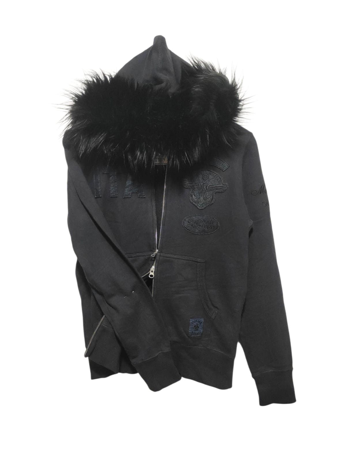Japanese Brand Blunero Internasional Accademia Marina Militare fur hoodie Size US S / EU 44-46 / 1 - 1 Thumbnail