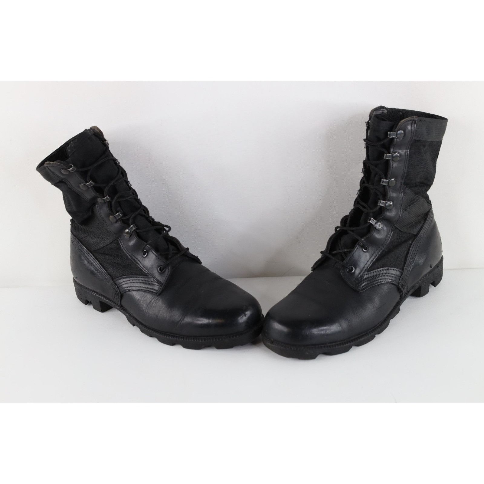 Vintage Vintage 80s USGI Military Distressed Leather Combat Boots Size US 8.5 / EU 41-42 - 1 Thumbnail