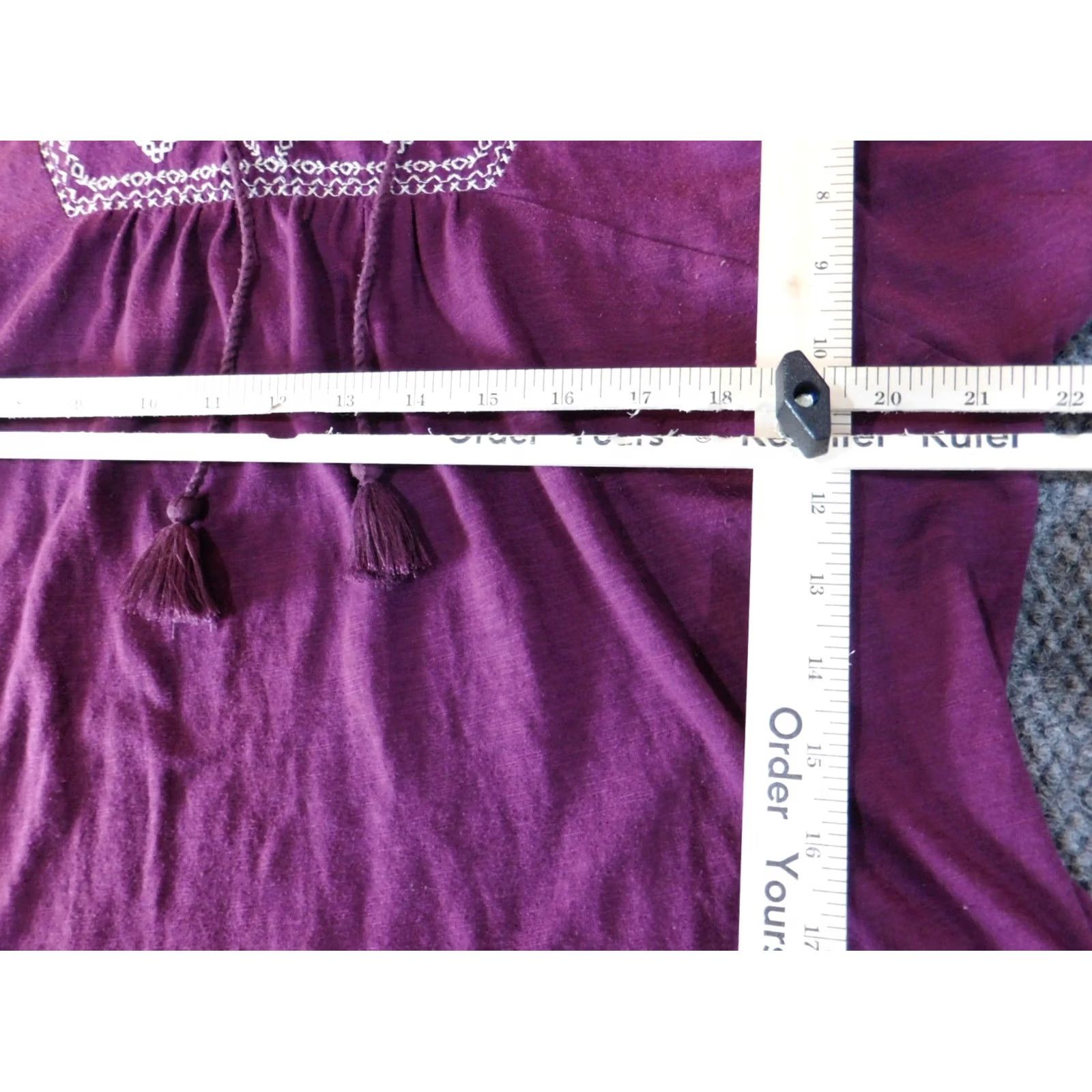 Vintage Sonoma Womens purple Extra Large stretch Designer pullover blouse Top Size XL / US 12-14 / IT 48-50 - 6 Thumbnail
