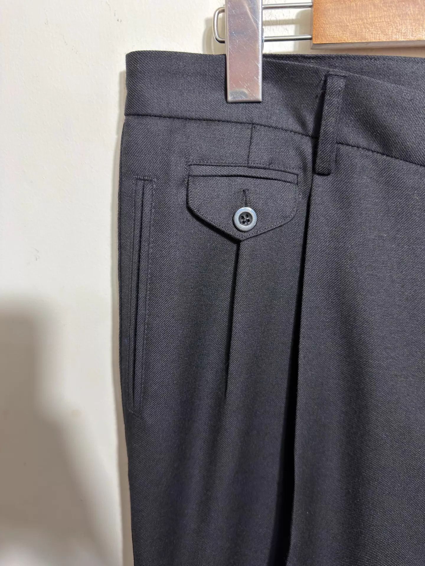 Dolce & Gabbana DG Wool High-Waist Slim Trousers 46/50 New with Tags Size US 34 / EU 50 - 3 Thumbnail