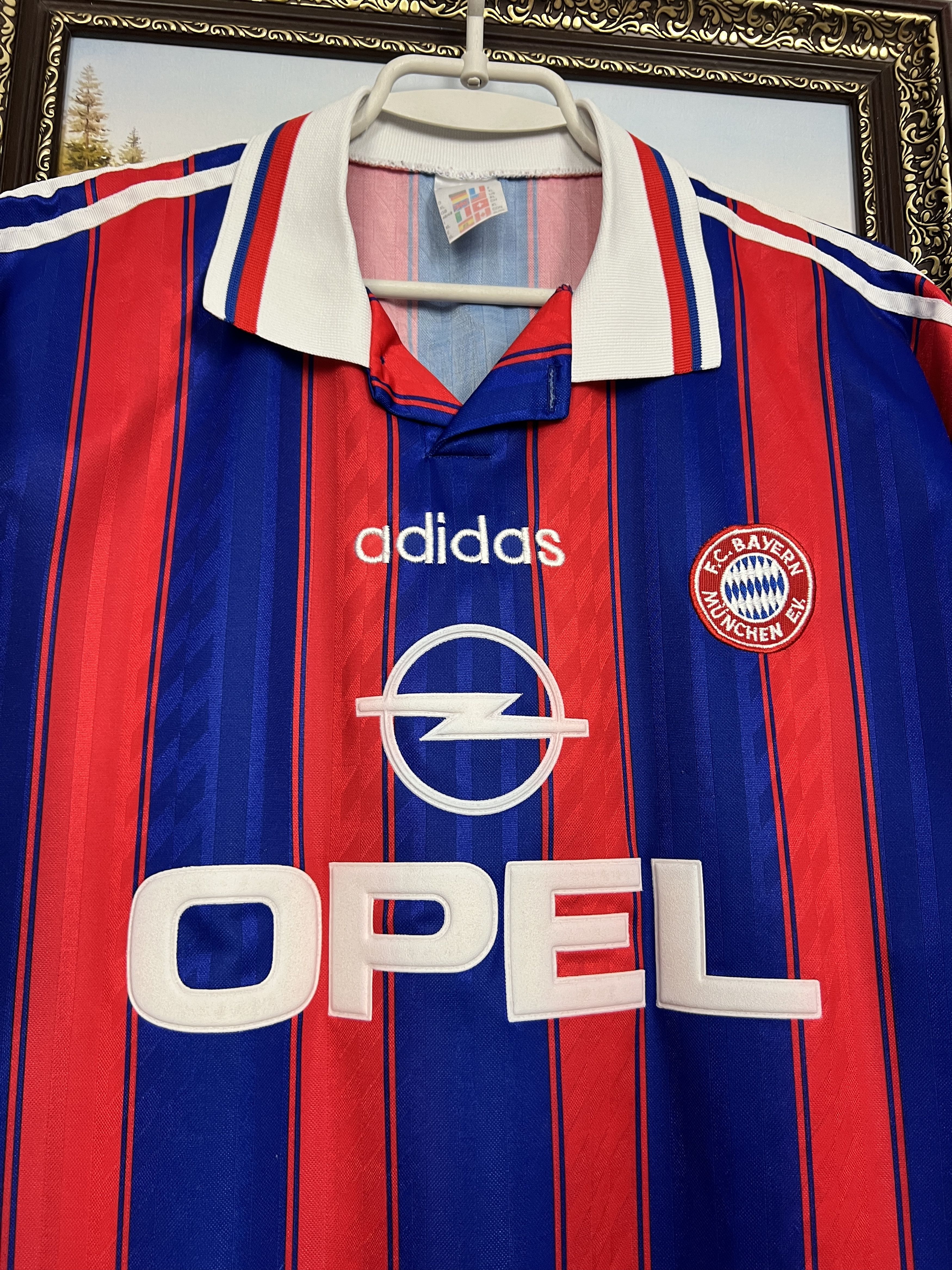 Adidas Bayern Munich football shirt Soccer #5 Helmer Jersey Trikot Size US XL / EU 56 / 4 - 3 Thumbnail
