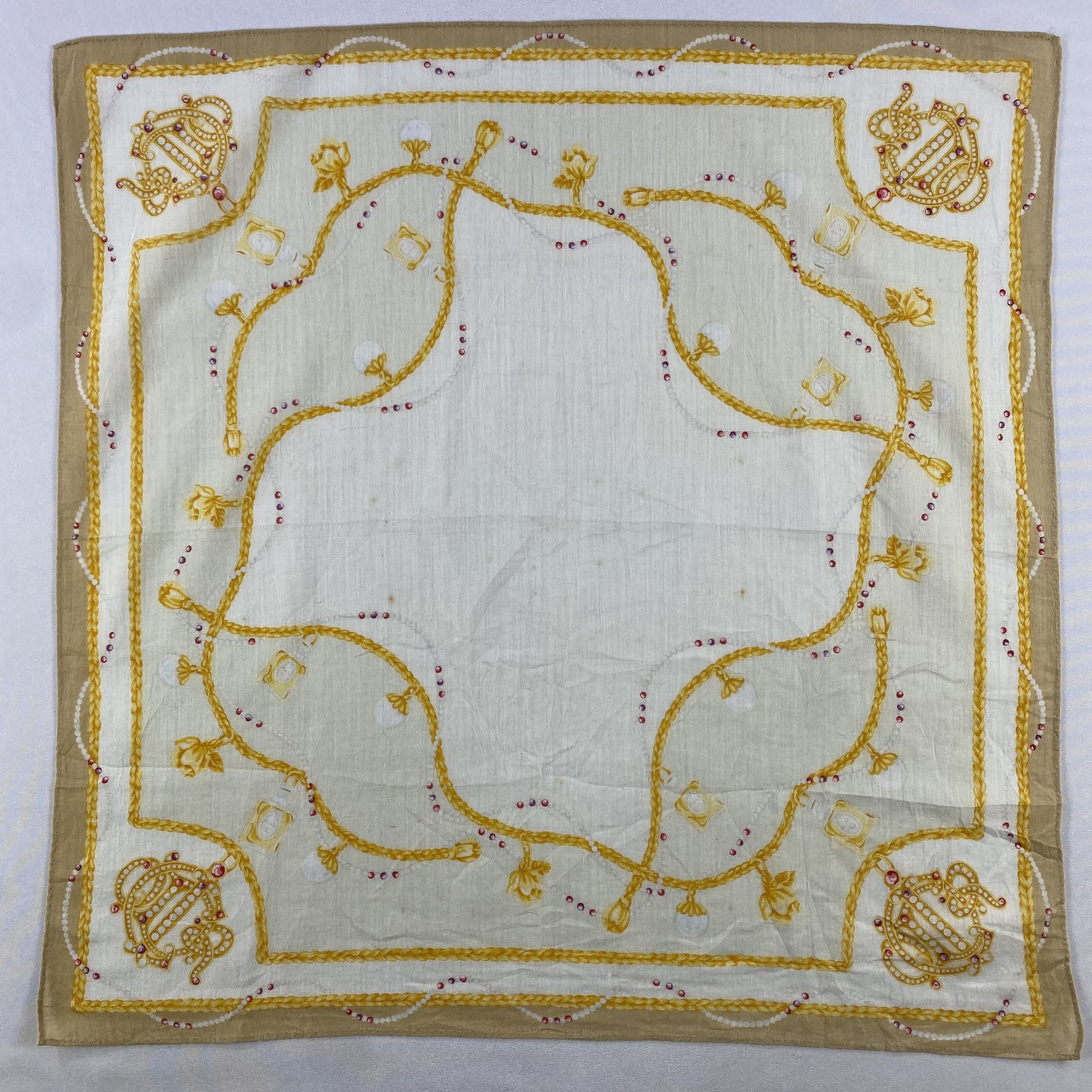 Vintage Dior Bandana/ Handkerchief / Neckerchief Size ONE SIZE - 1 Thumbnail