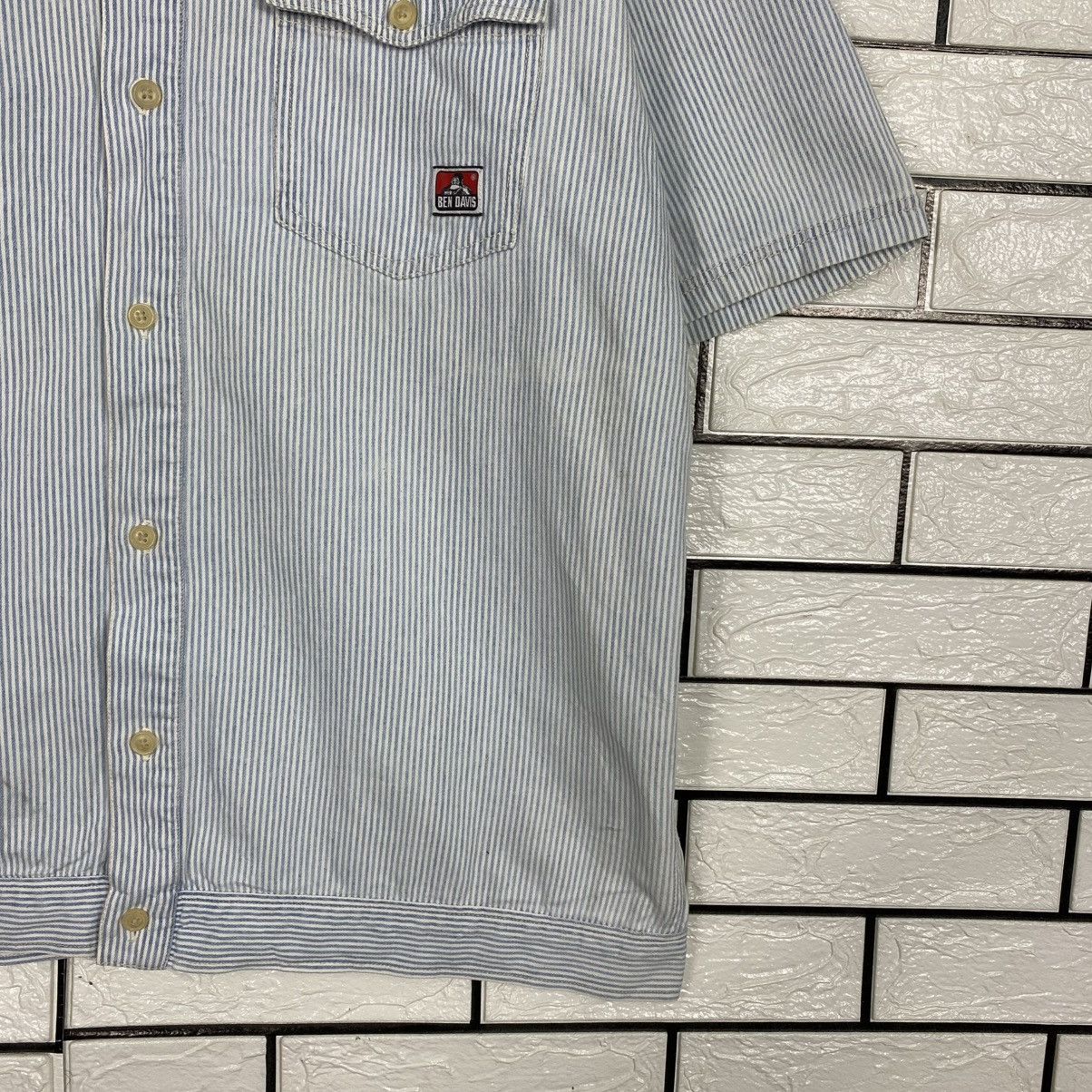 Ben Davis 🔥VINTAGE HICKORY CHORE JACKET STRIPED BEN DAVIS Size US XL / EU 56 / 4 - 6 Thumbnail
