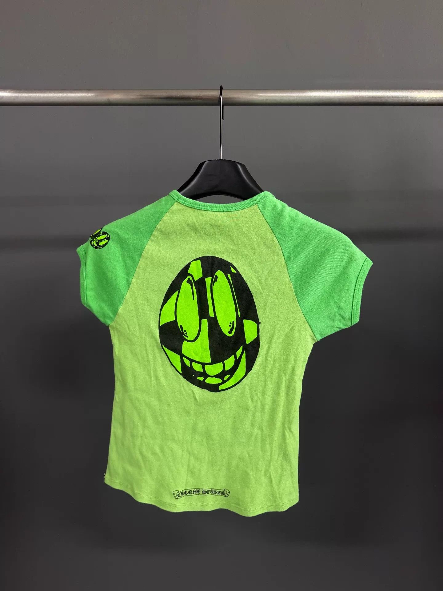 Chrome Hearts CHROME HEARTS x MattyBoy Graphic SS Tee Fluo Green L Size L / US 10 / IT 46 - 2 Thumbnail