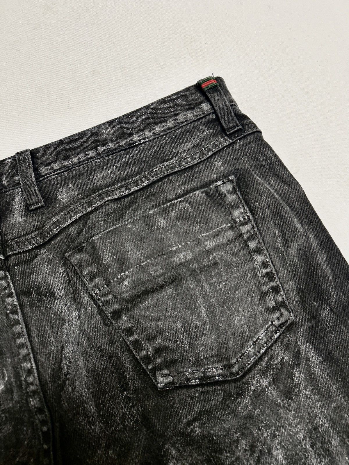 Gucci Gucci Horsebit Waxed Denim Jeans Size US 34 / EU 50 - 11 Thumbnail