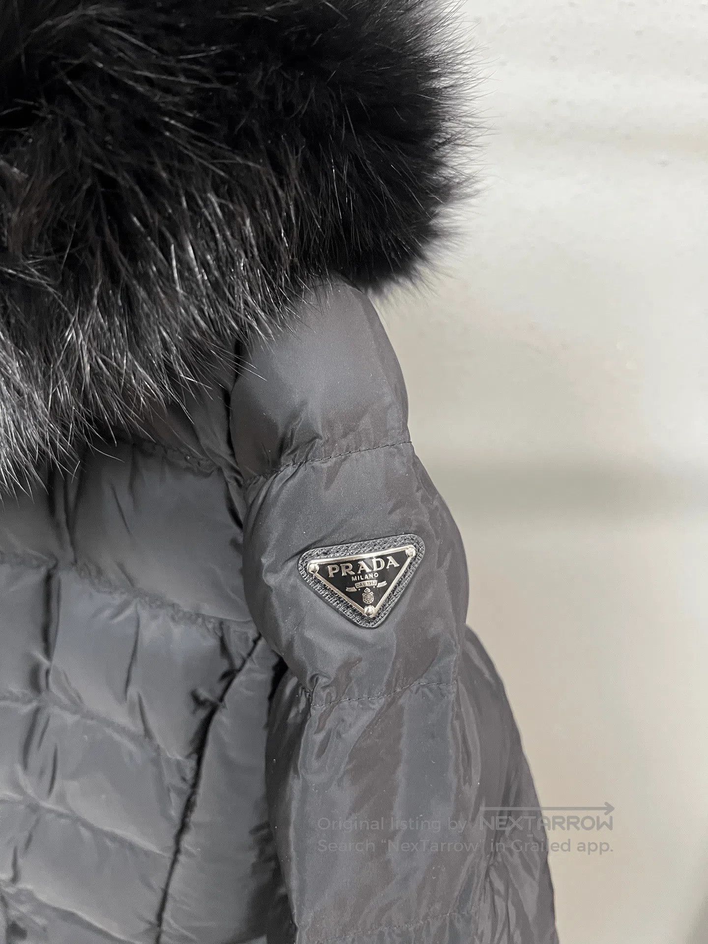 Prada Prada Fox Fur Collar Down Jacket. Size S / US 4 / IT 40 - 3 Thumbnail