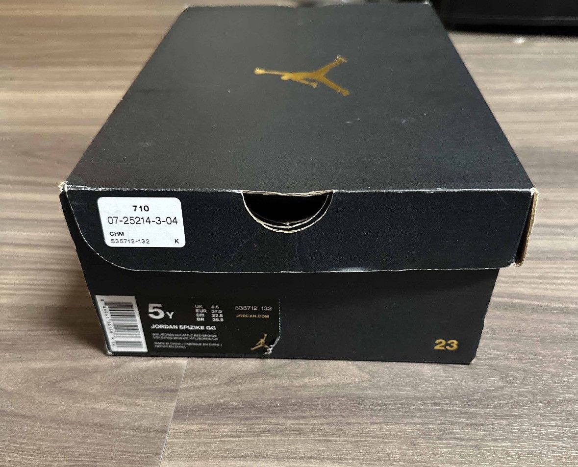 Jordan Brand × Nike Jordan Spizike Bordeaux Size US 5 / EU 37 - 8 Thumbnail