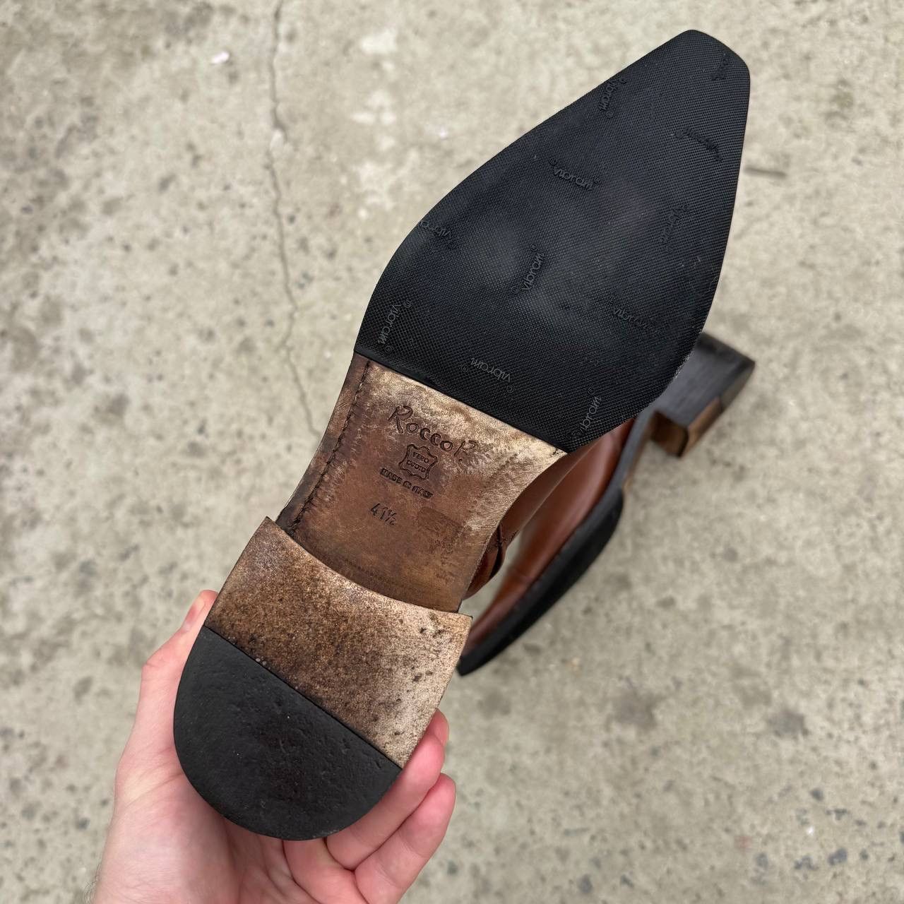 RoccoP Luxury Man’s Rocco P Leather Shoes Size 42 Old Money 00s USA Size US 8.5 / EU 41-42 - 9 Thumbnail