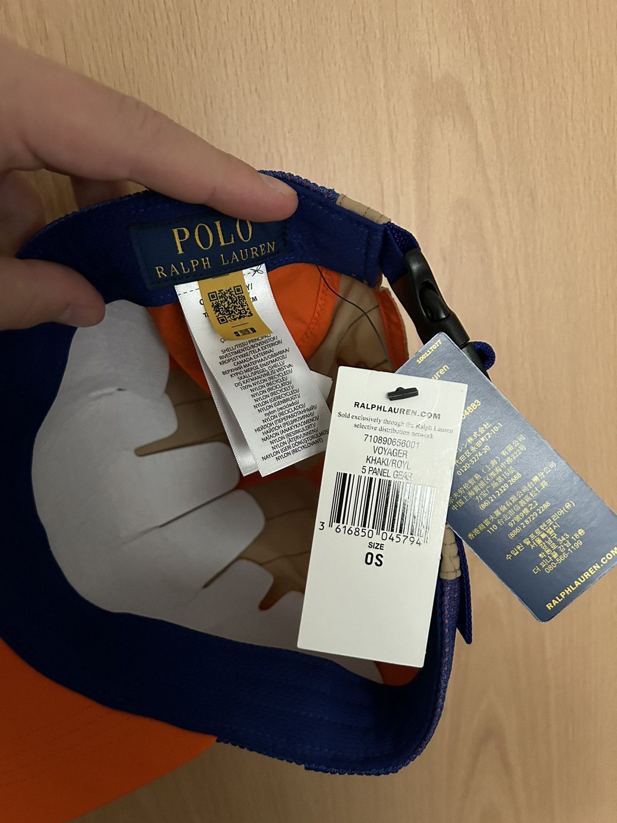 Polo Ralph Lauren × Vintage POLO RALPH LAUREN WOLF-PATCH LIMITED EDITION SIDE POCKET HAT Size ONE SIZE - 5 Thumbnail