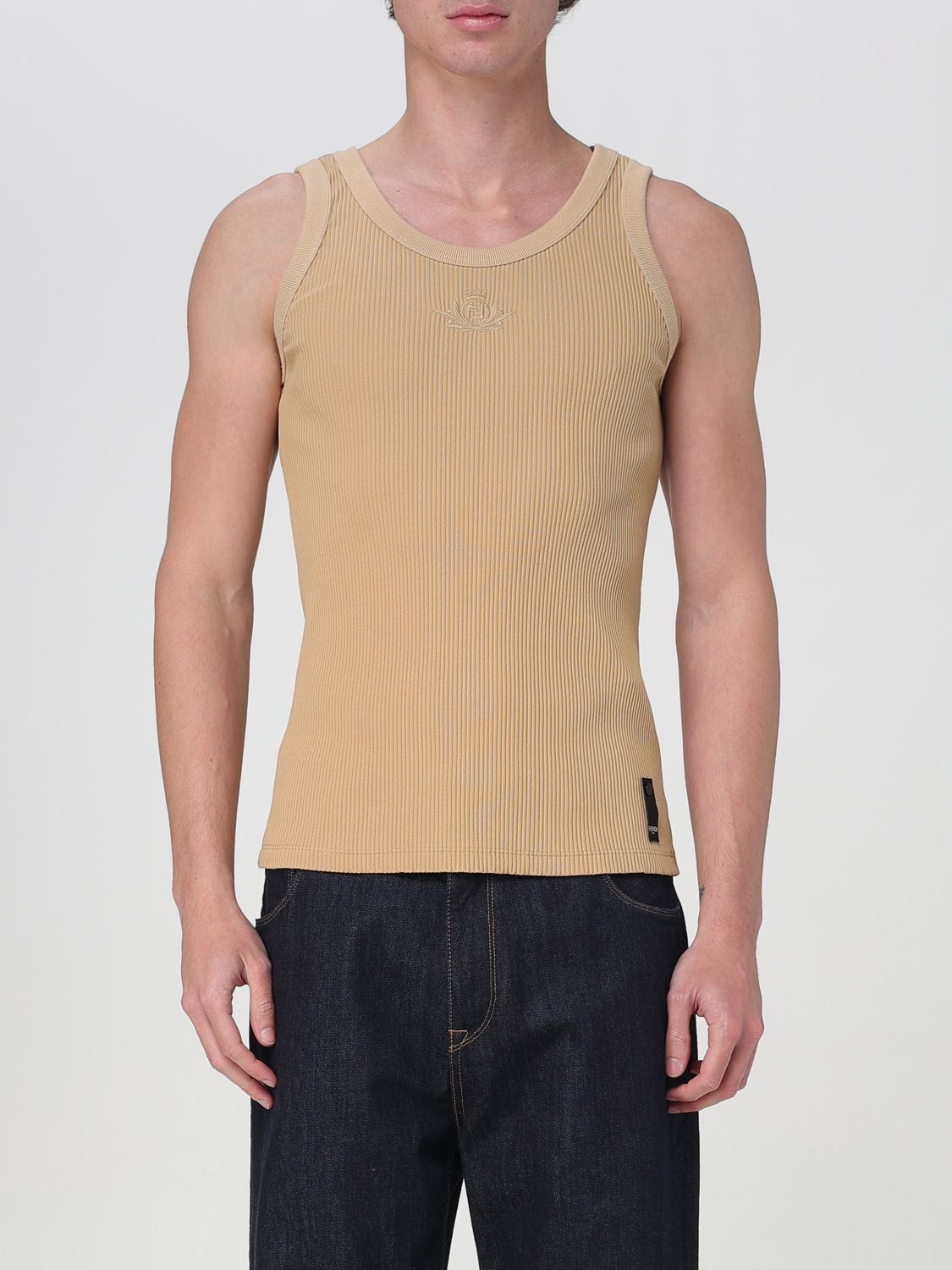 Fendi T-Shirt Men Beige