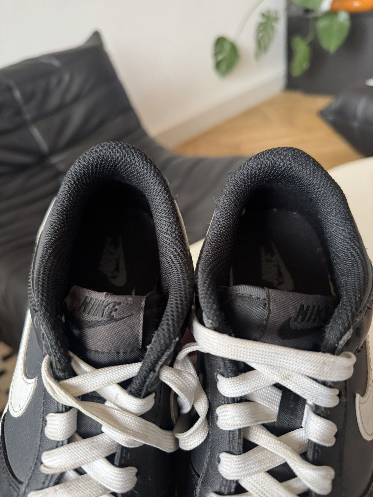 Nike Nike Dunk Low GS Leather Black Sneakers Swoosh Streetwear Size US 4.5 / IT 34.5 - 7 Thumbnail