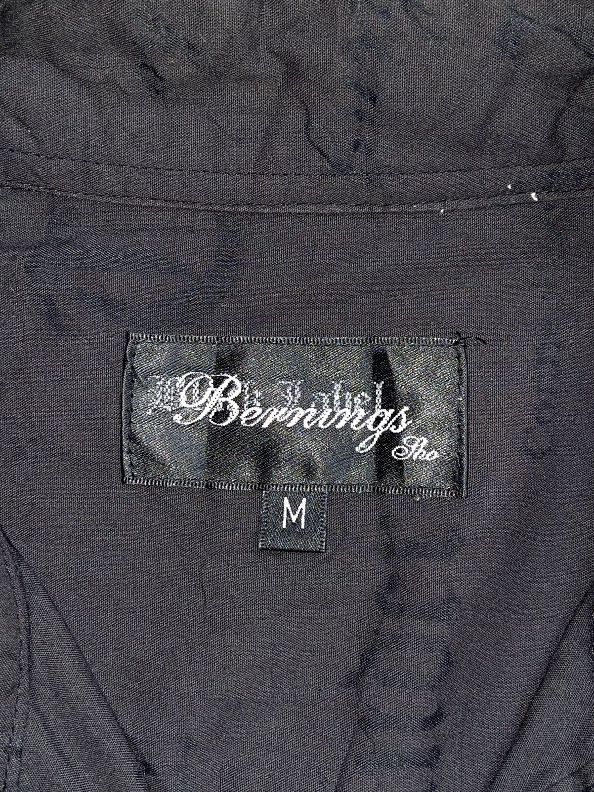 Designer × Japanese Brand BERNINGS SHO Black Shirt Size US S / EU 44-46 / 1 - 6 Thumbnail