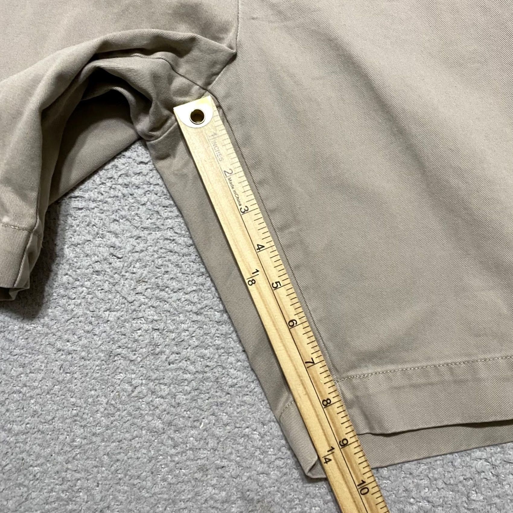 Polo Ralph Lauren Polo Ralph Lauren Mens Shorts Beige Chino 38 Inseam 9" Mid Rise Flat Front Casual Pockets (Regular) Tan Beige Mens Size US M / EU 48-50 / 2 - 5 Thumbnail