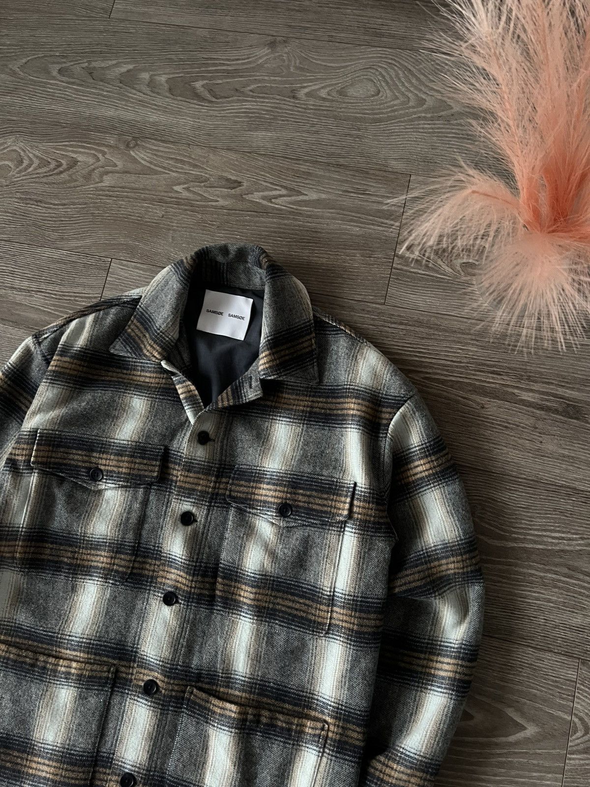 Samsoe Samsoe ‼️Samsoe Samsoe Oendal Acrylic/Wool Casual Shirt Jacket‼️ Size US M / EU 48-50 / 2 - 3 Thumbnail