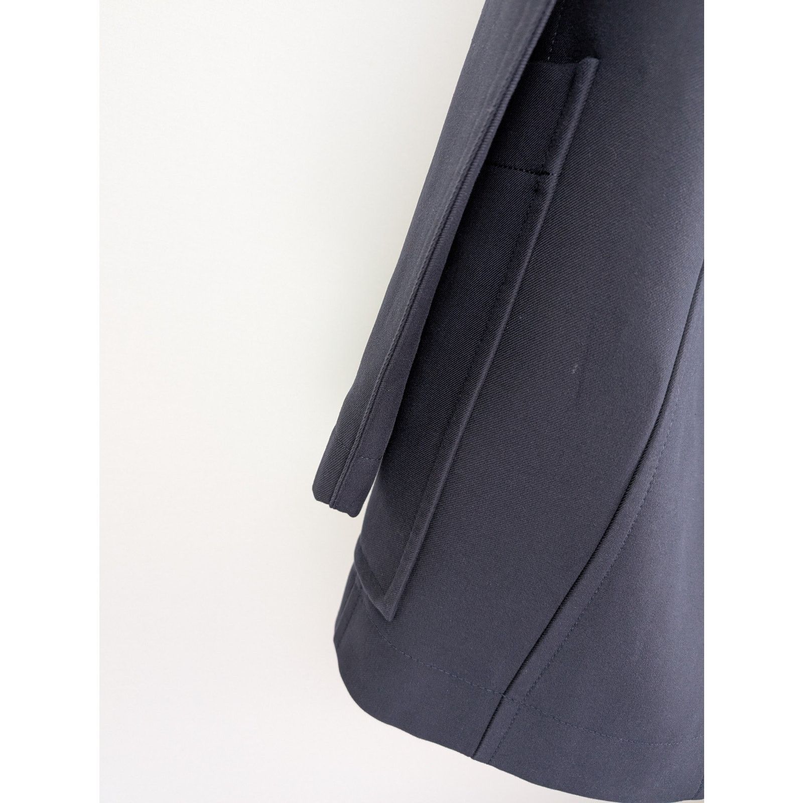 Bottega Veneta o1rshd1 Splittable Cotton Twill Coat in Abyss Blue Size US S / EU 44-46 / 1 - 11 Thumbnail