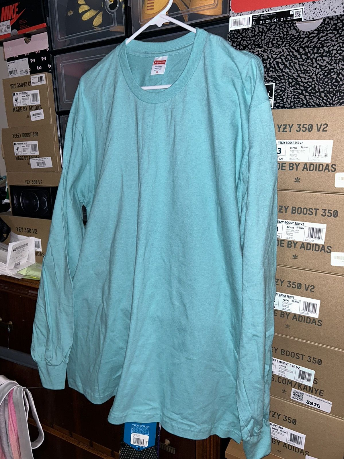 Supreme Supreme Blank L/S Tee Shirt Long Sleeve T/Shirt size XL NEW Size US XL / EU 56 / 4 - 2 Thumbnail