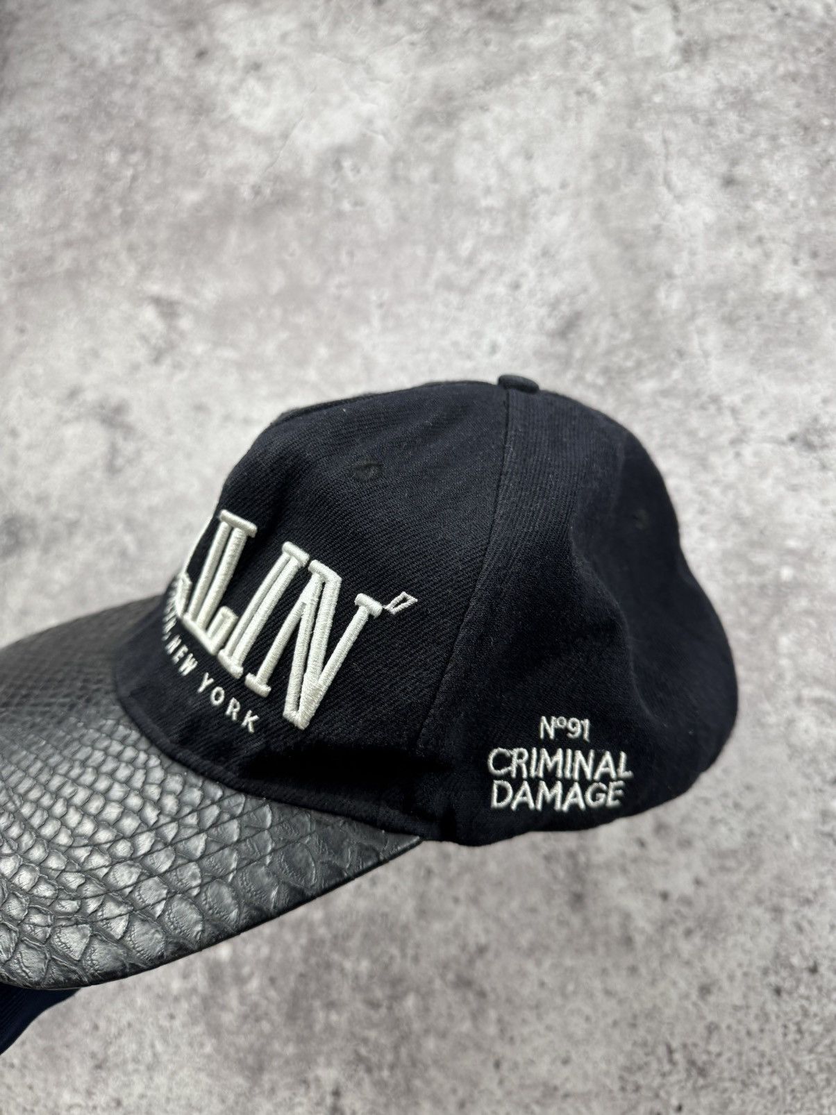 Criminal Damage Criminal Damage Ballin New York cap hat Size ONE SIZE - 2 Thumbnail