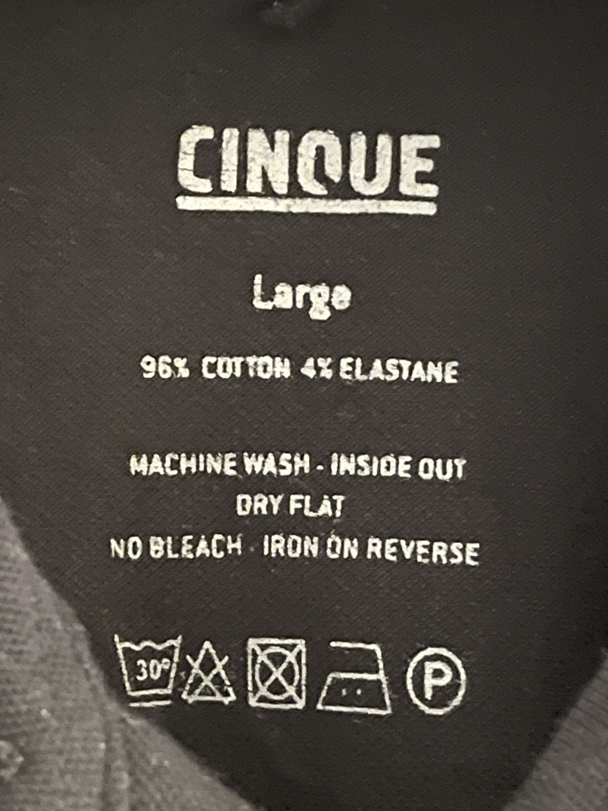 CINQUE CINQUE Premium Black Polo Shirt Classic Casual Business Size US L / EU 52-54 / 3 - 3 Thumbnail