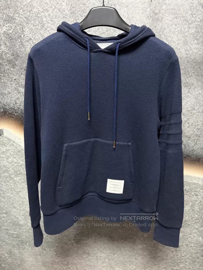 Thom Browne Thom Browne Hooded Sweatshirt Size US S / EU 44-46 / 1 - 1 Thumbnail