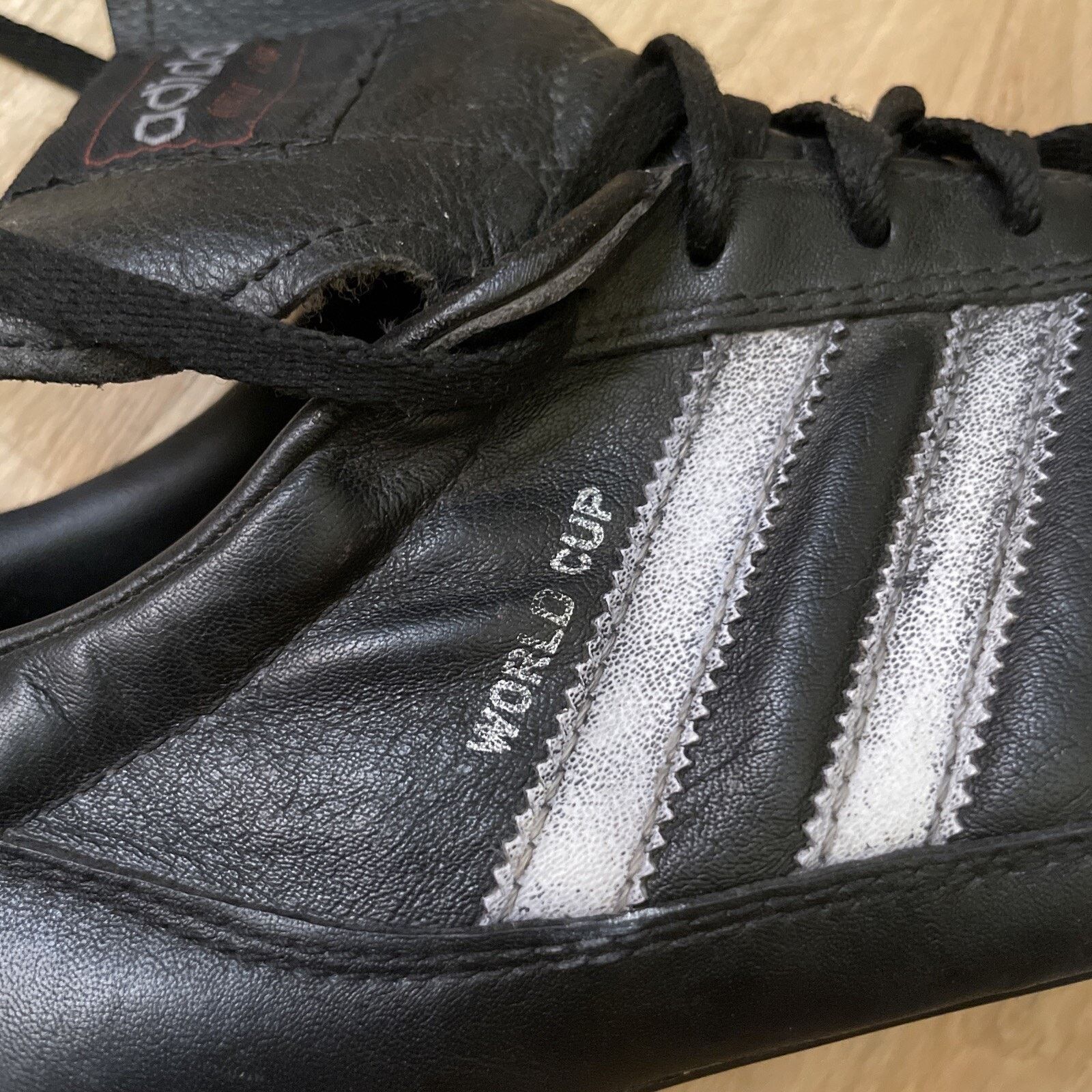 Adidas VINTAGE Adidas World Cup 1995 SOCCER Cleats Made in France Size US 11.5 / EU 44-45 - 13 Thumbnail