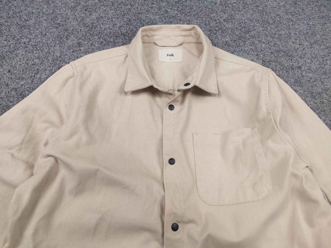 Folk Folk Vintage Minimalist canvas Chote Work Casual Jacket Size US L / EU 52-54 / 3 - 6 Thumbnail