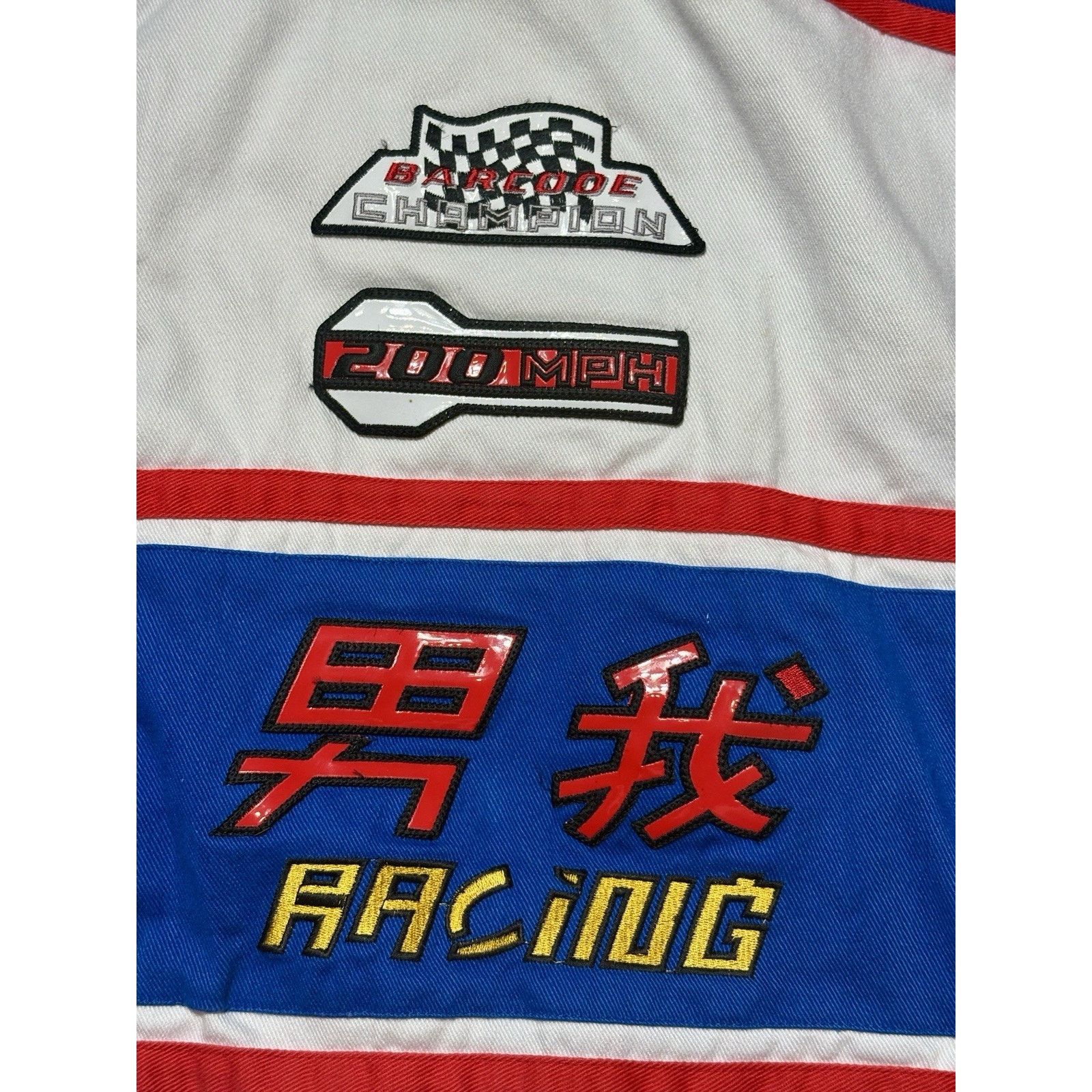 Other VTG Y2K Racing Jacket Graphic Patch Moto Streetwear Mens 3XL Size US XXL / EU 58 / 5 - 14 Thumbnail