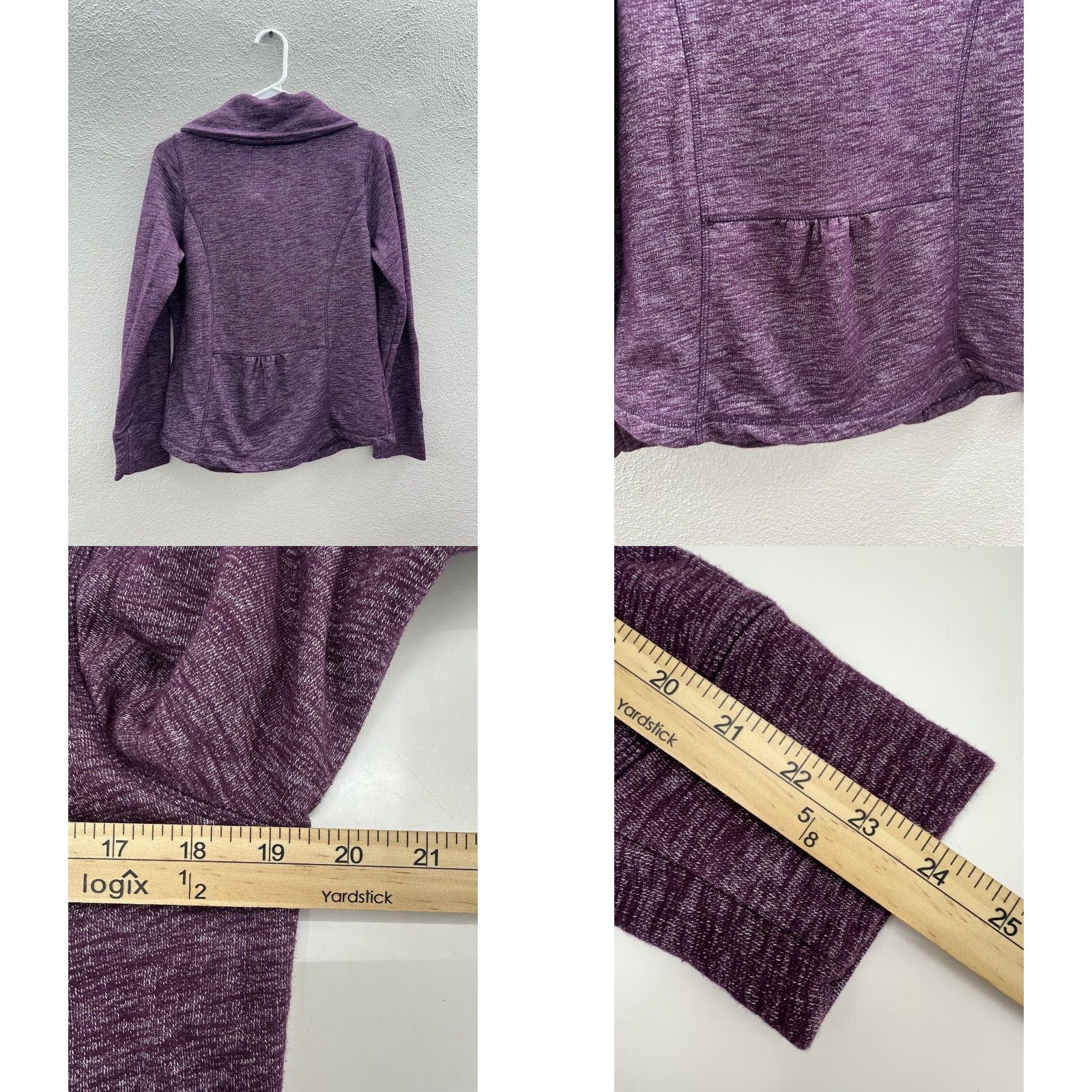 Eddie Bauer Eddie Bauer Jacket Size Medium Purple Asymmetrical Button Up Collared Size M / US 6-8 / IT 42-44 - 8 Thumbnail
