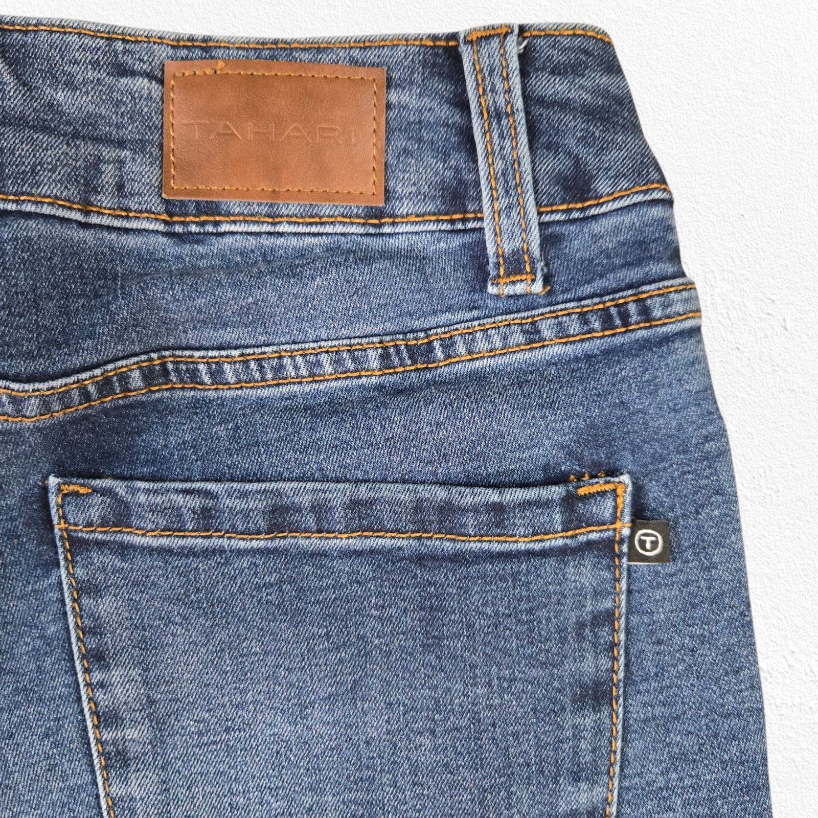 Other Dark Wash Mid Rise Classic Skinny Jeans Size 4 Size 27" / US 4 / IT 40 - 7 Thumbnail