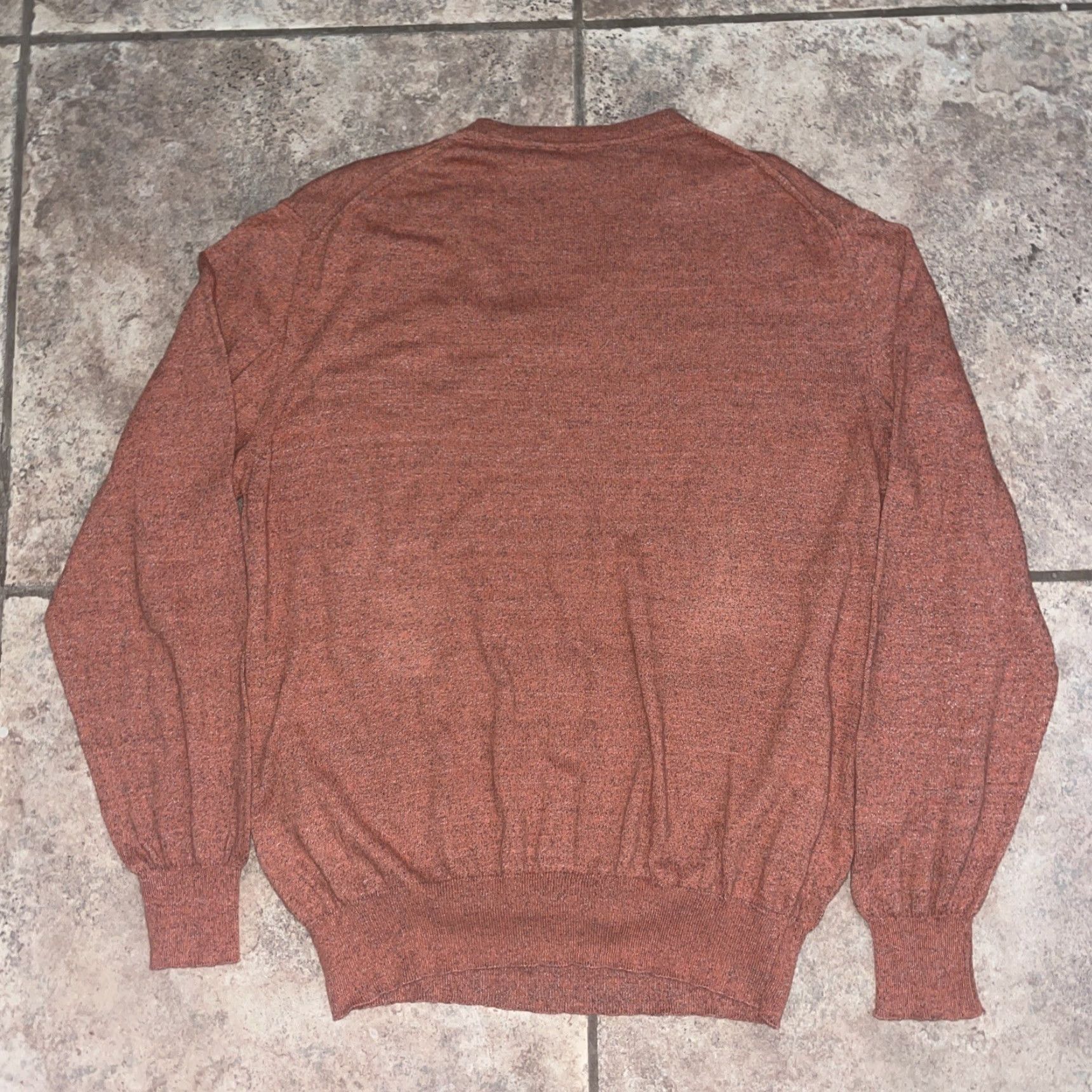 Vintage Campbell Sweater Mens M Orange Lightweight Pullover Size US M / EU 48-50 / 2 - 4 Thumbnail
