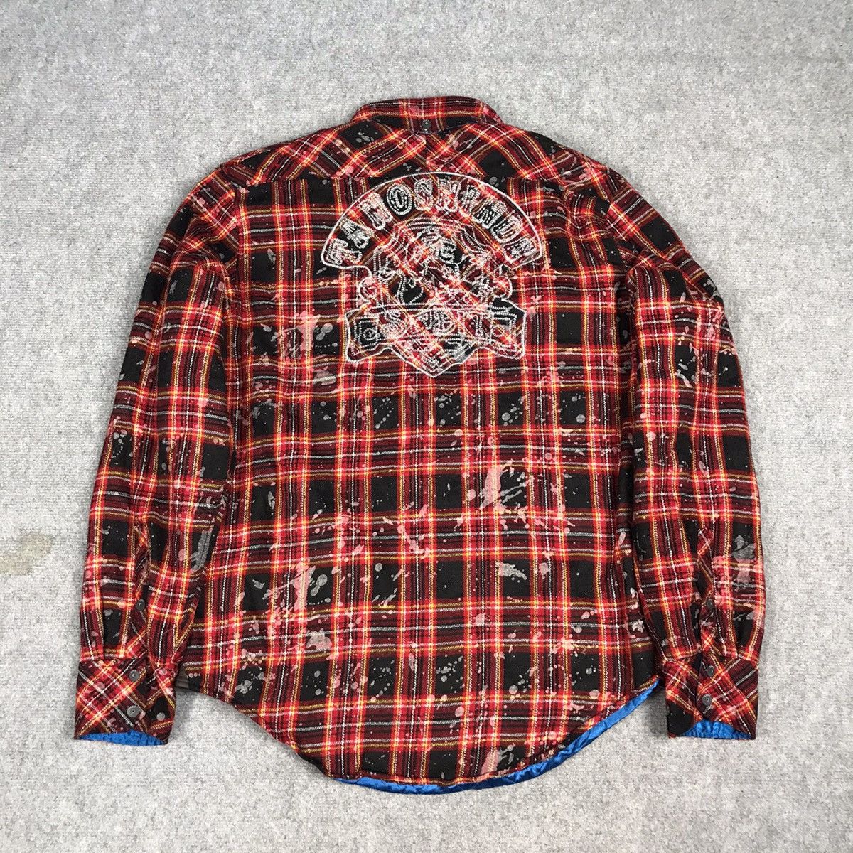 If Six Was Nine × Japanese Brand × SABIT SABIT JAPAN FLANNEL DESIGN SNAP BUTTON JACKET Size US L / EU 52-54 / 3 - 8 Thumbnail
