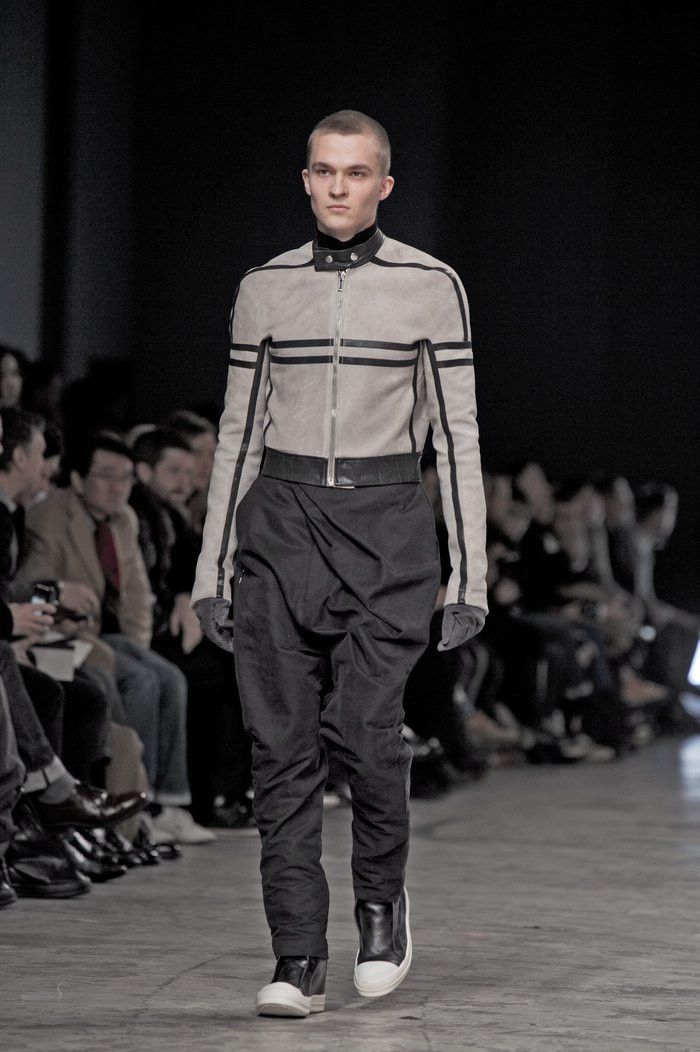 Rick Owens FW12 "MOUNTAIN" Cropped Runway Cow Leather Jacket Rick Owens Size US L / EU 52-54 / 3 - 2 Thumbnail